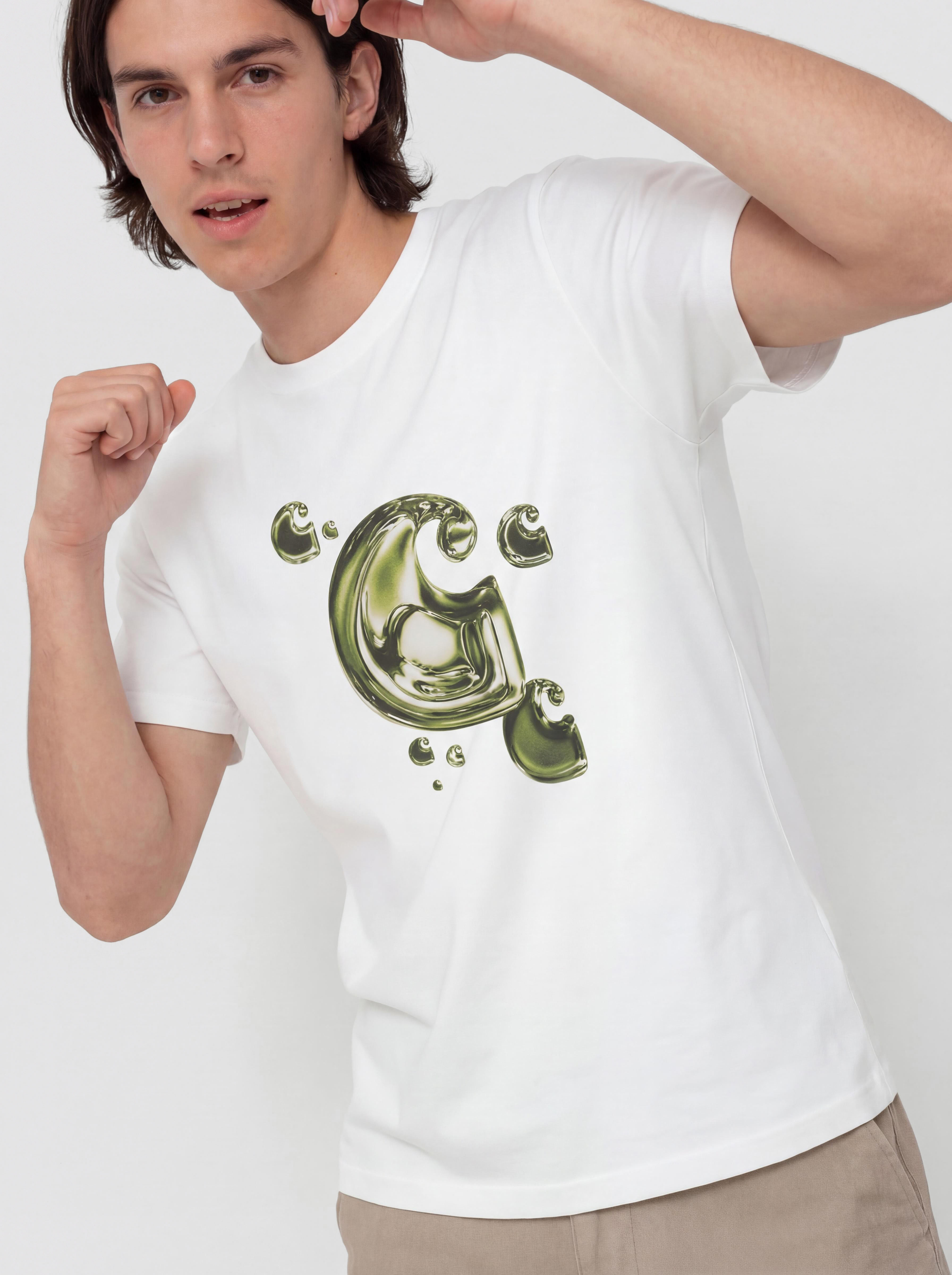 Carhartt WIP Solar Chrome C-Logo T-Shirt (white)