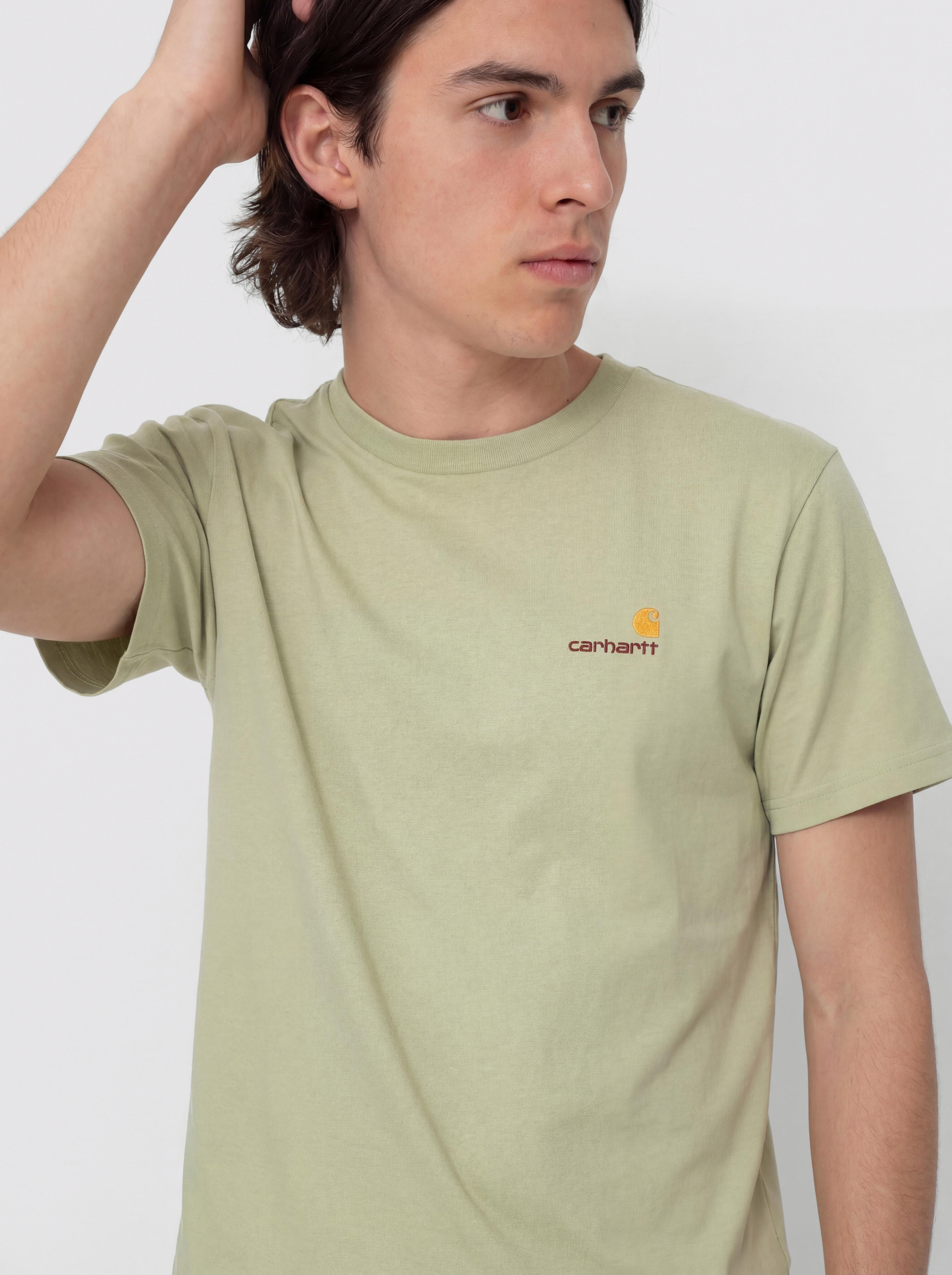 Carhartt WIP American Script T-Shirt (pale olive)