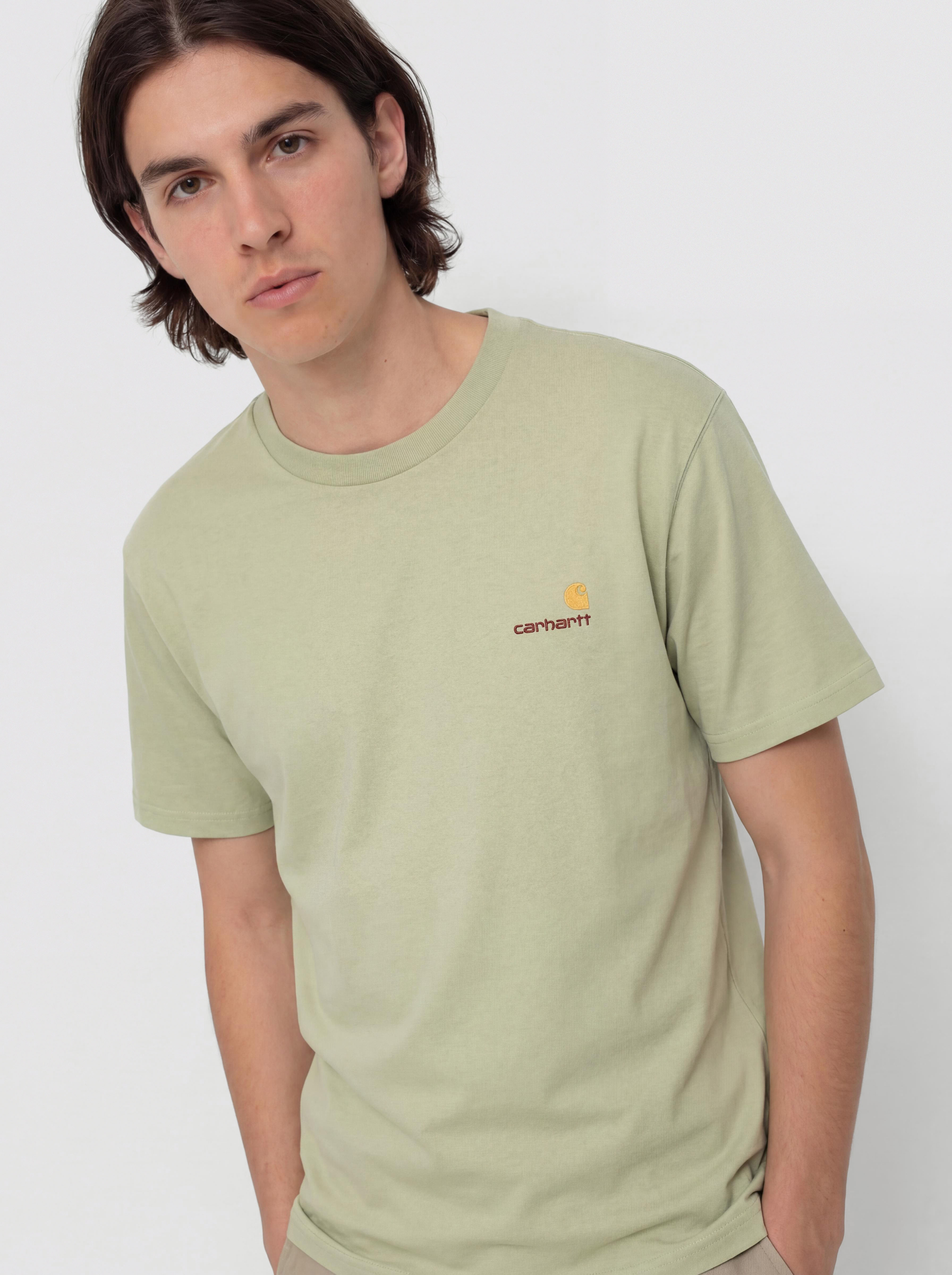 Carhartt WIP American Script T-Shirt (pale olive)
