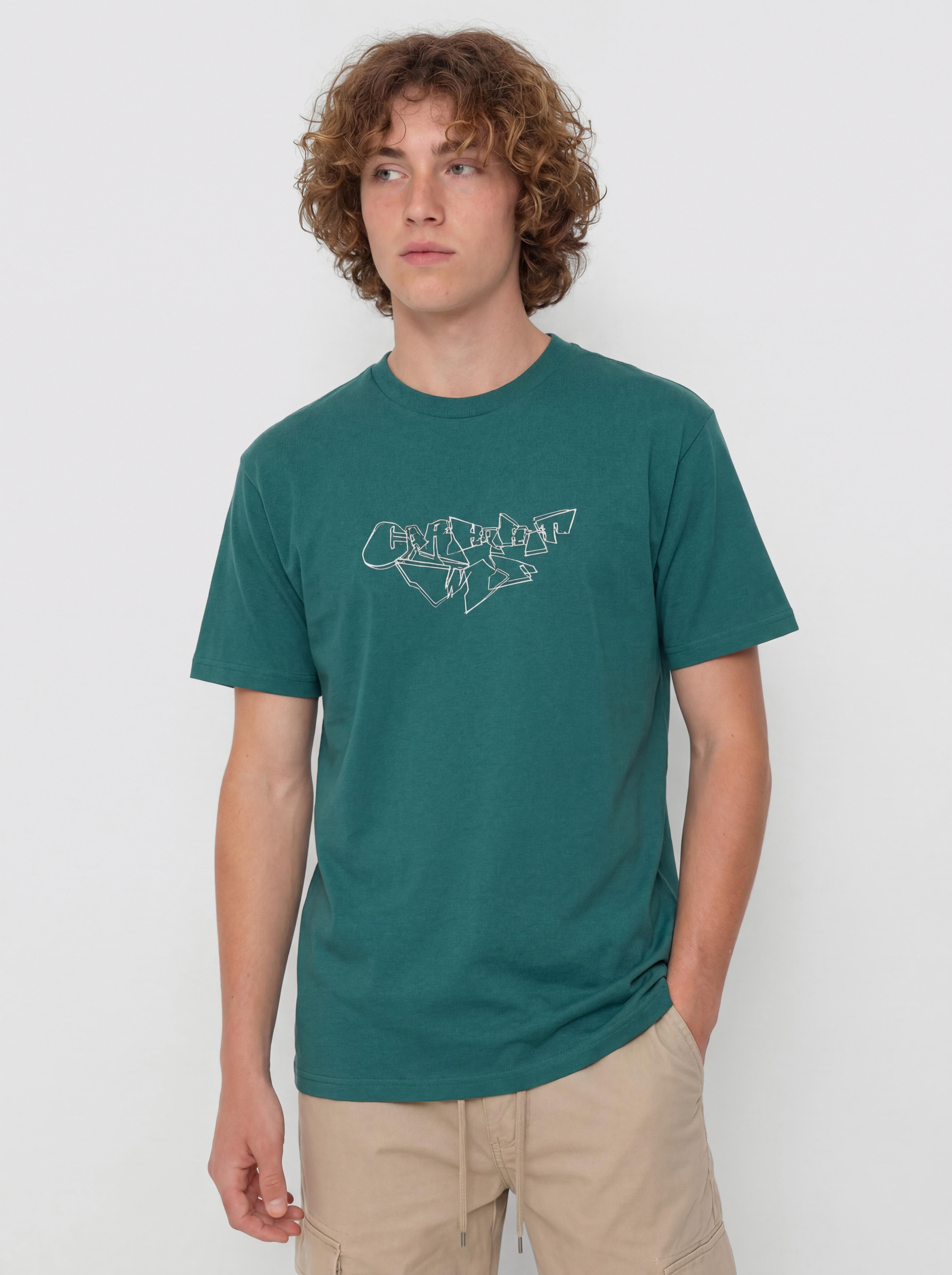 Carhartt WIP Screwed Up Script T-Shirt (rainforest)