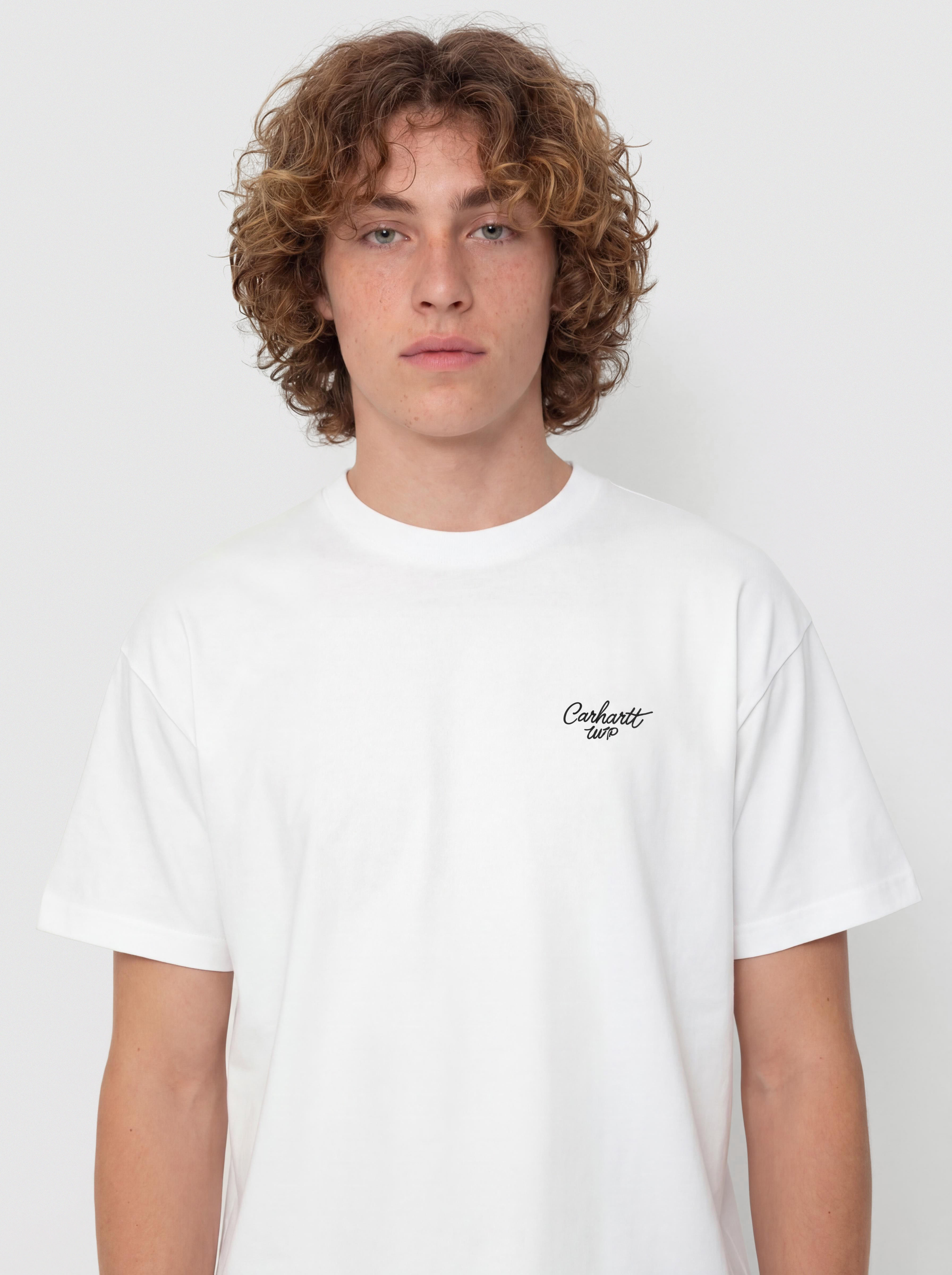 Carhartt WIP Signature Script T-Shirt (white/black)
