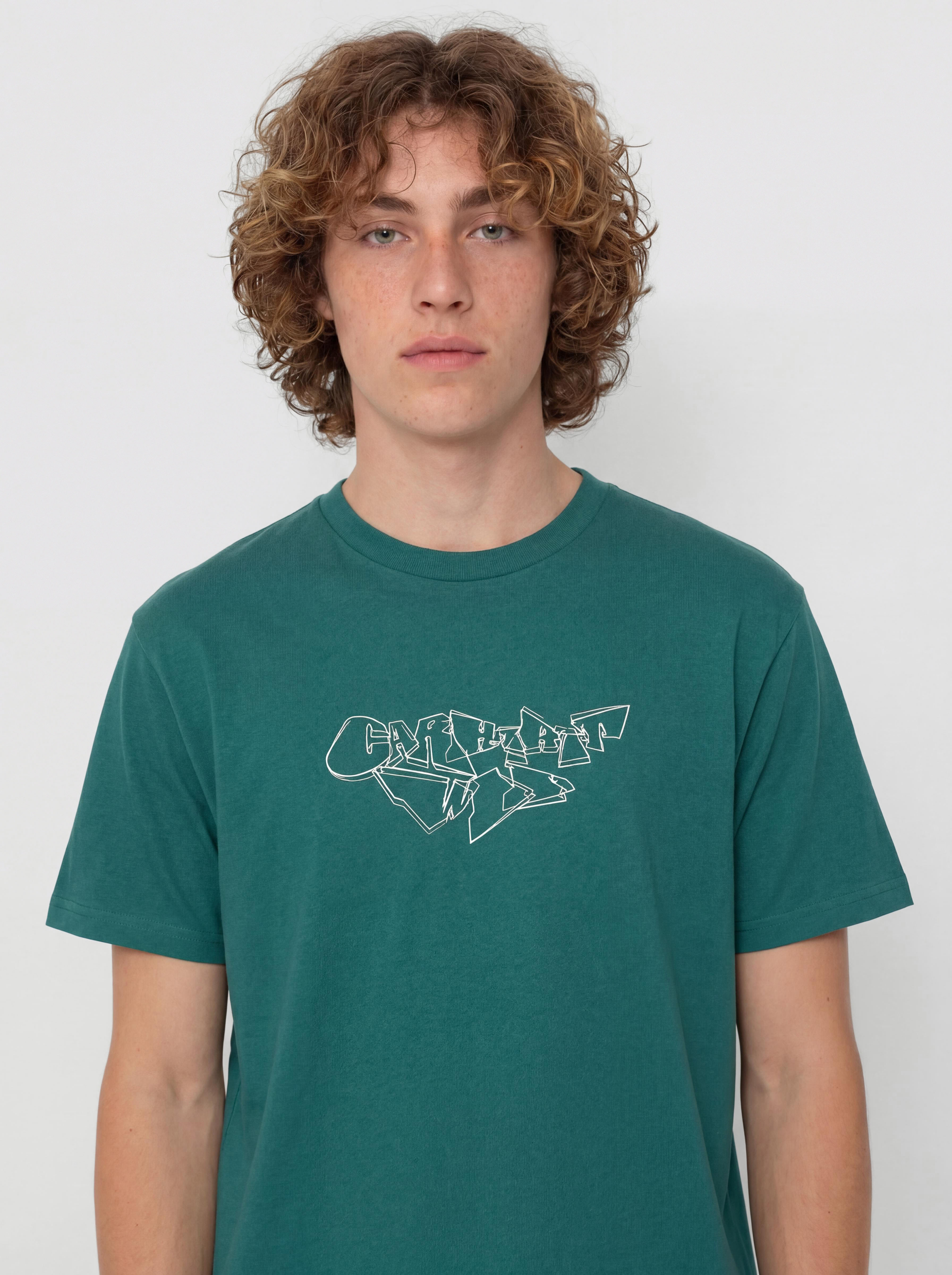 Carhartt WIP Screwed Up Script T-Shirt (rainforest)