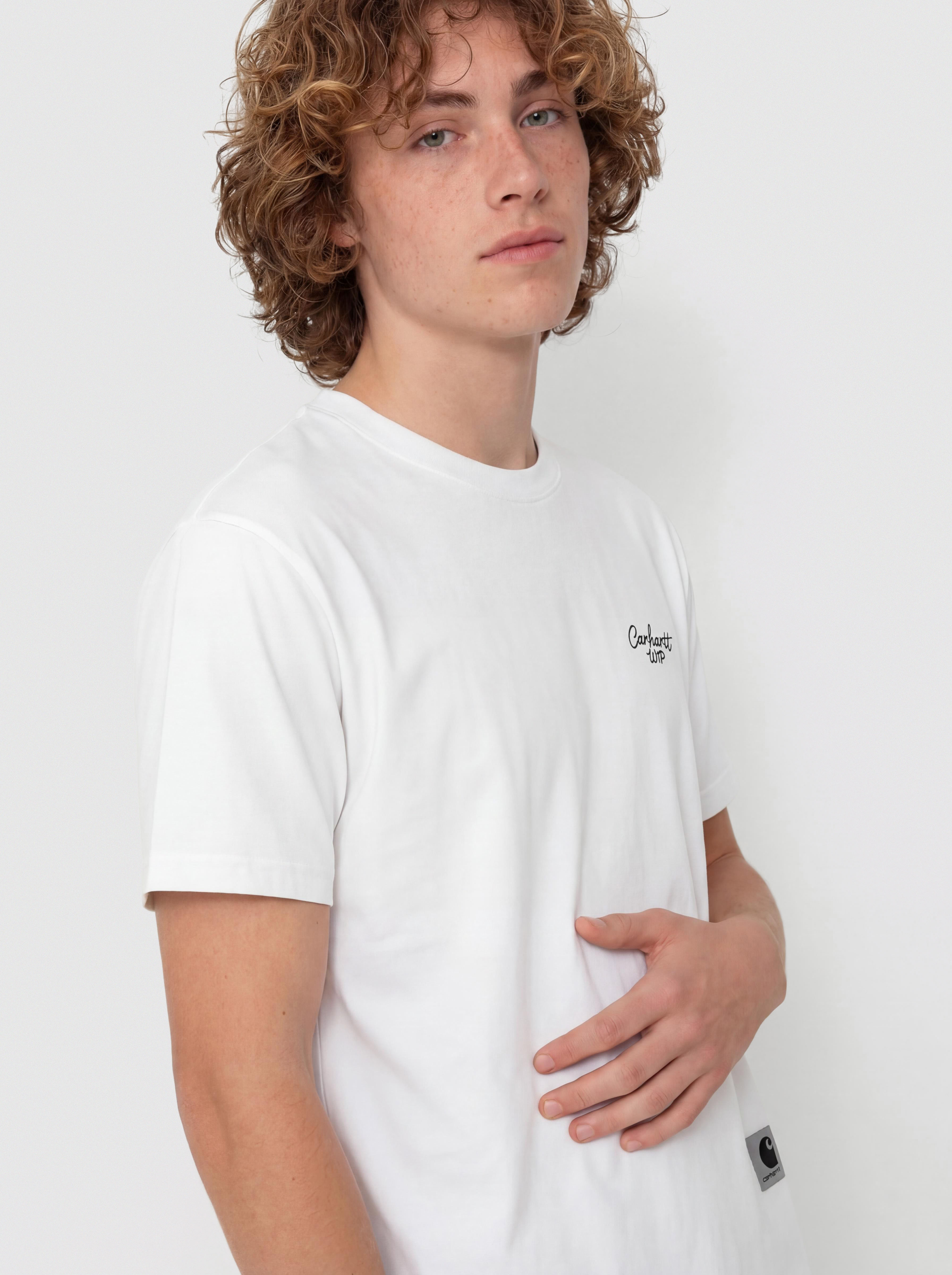 Carhartt WIP Signature Script T-Shirt - white (white/black)