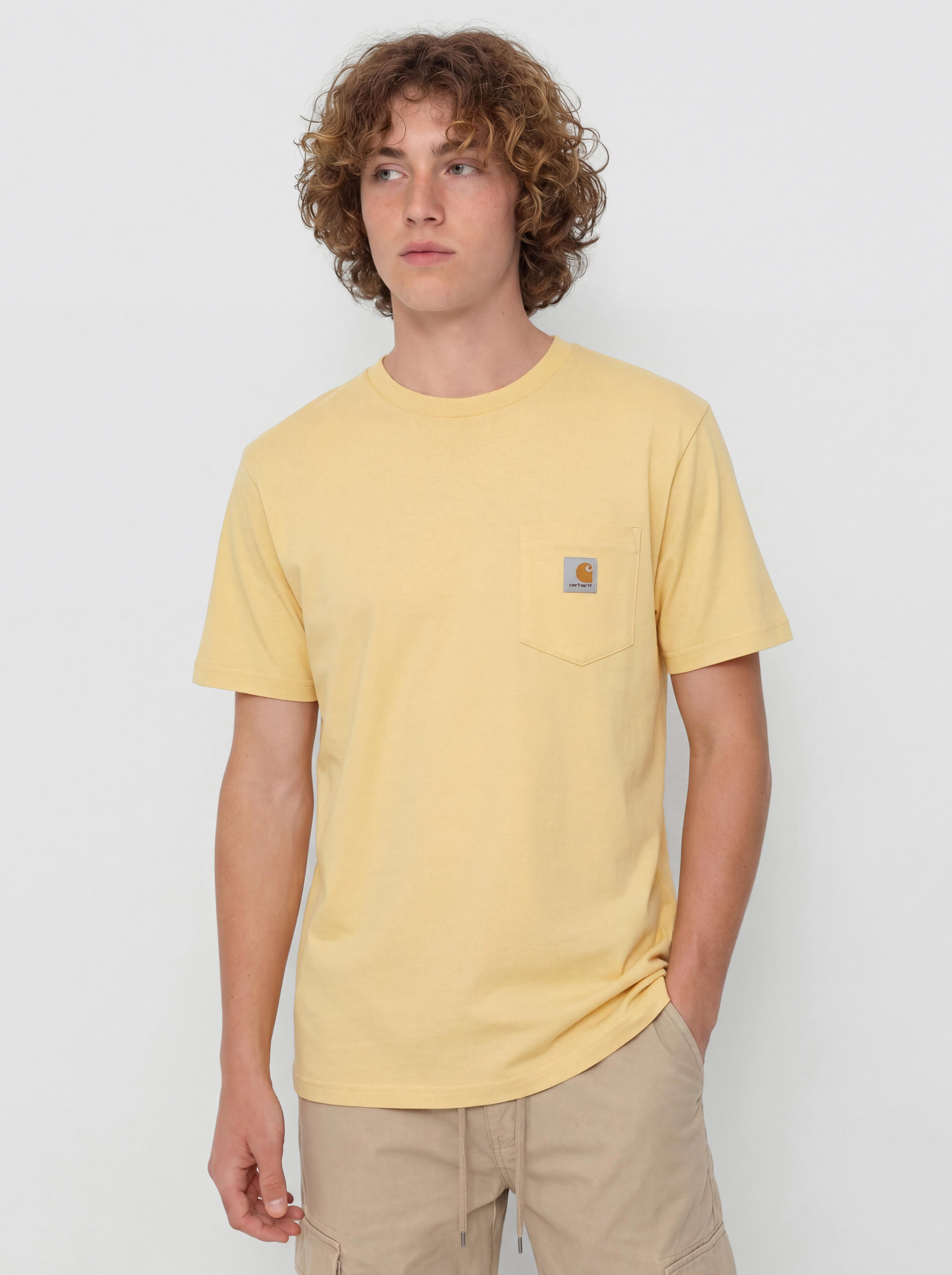 Carhartt WIP T-Shirt Pocket (air yellow)