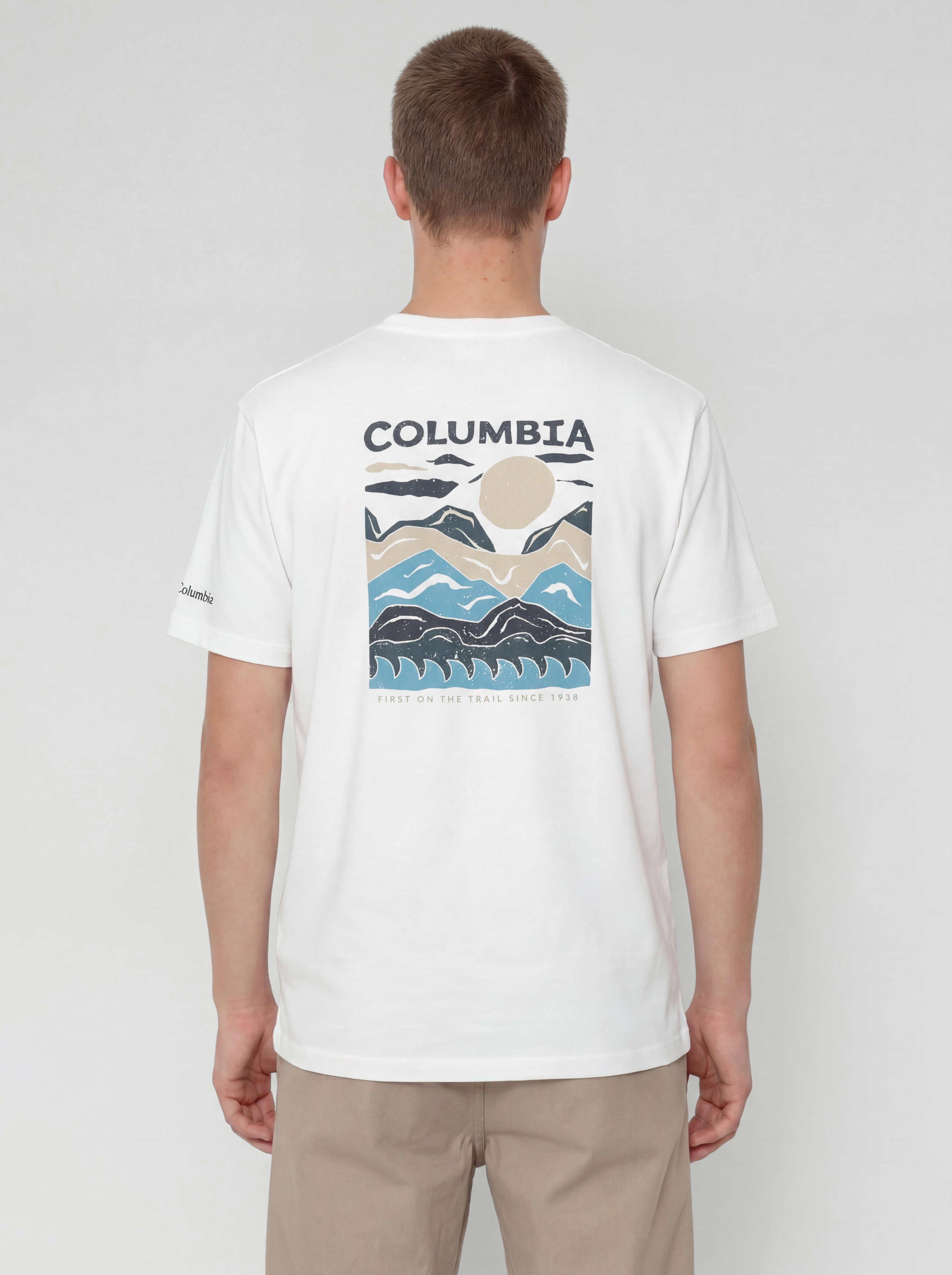 Columbia Explorers Canyon T-Shirt - white (white/peaks and waves)