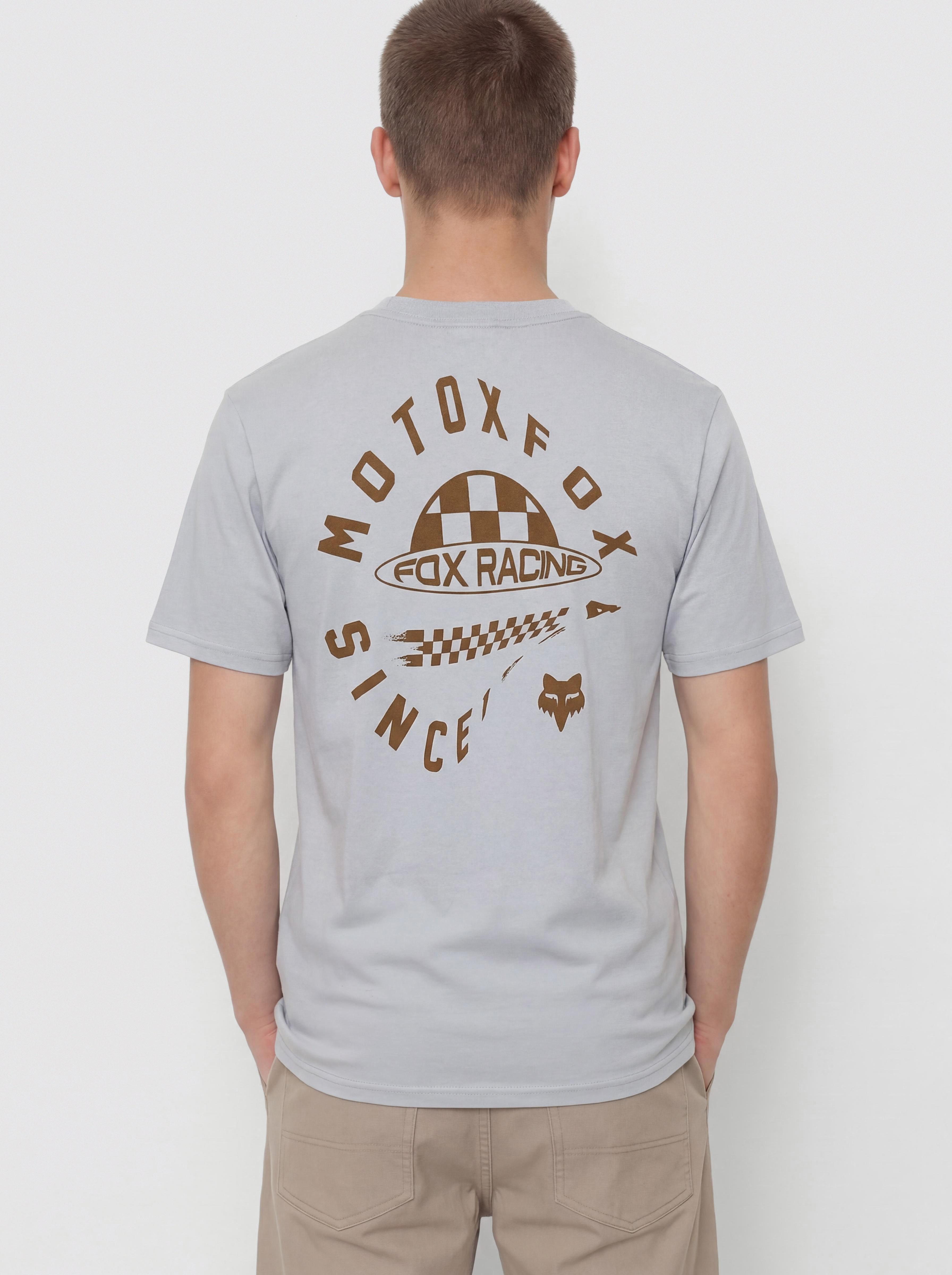 Fox Planet Moto T-Shirt (steel grey)