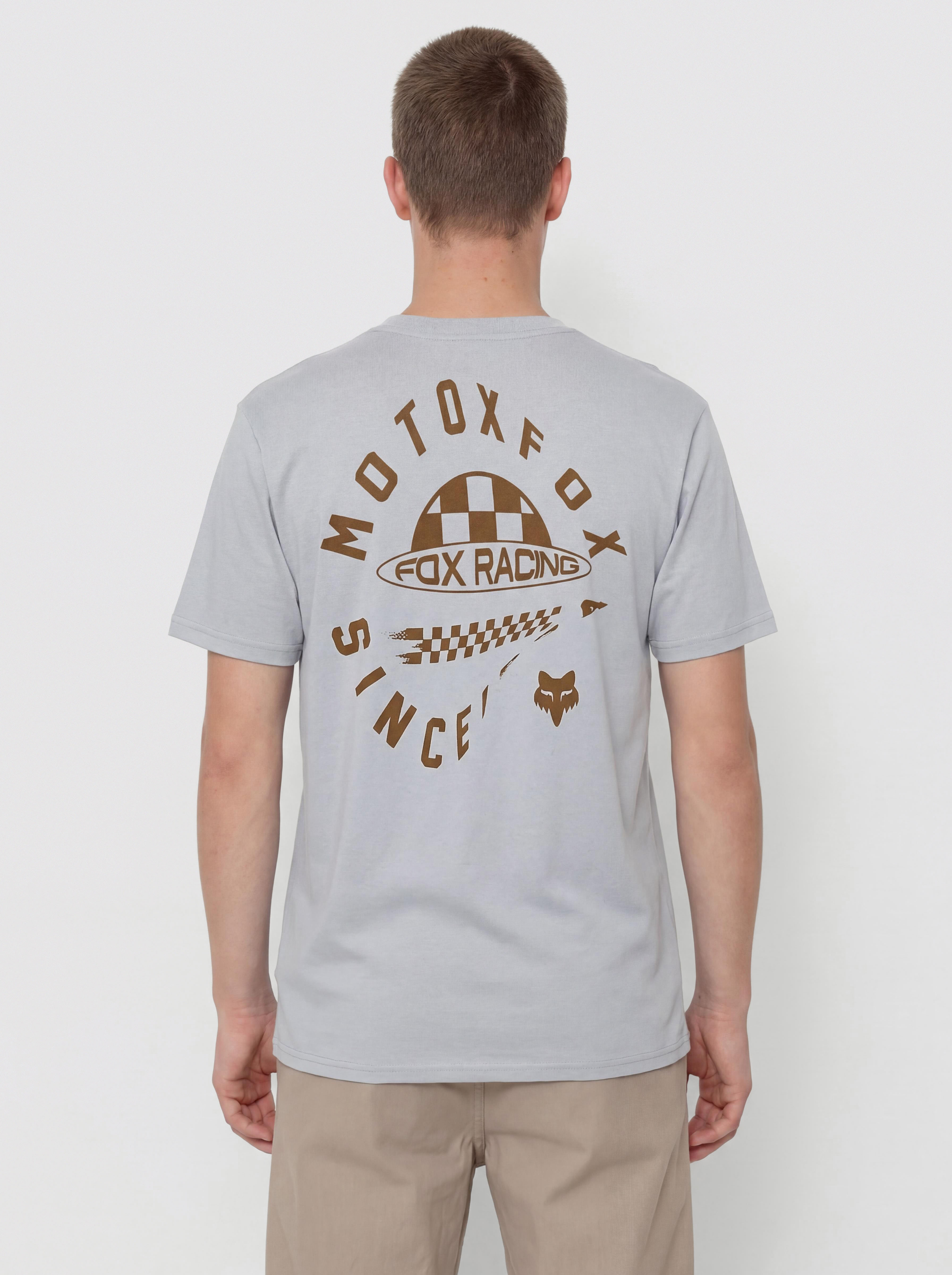 Fox Planet Moto T-Shirt (steel grey)