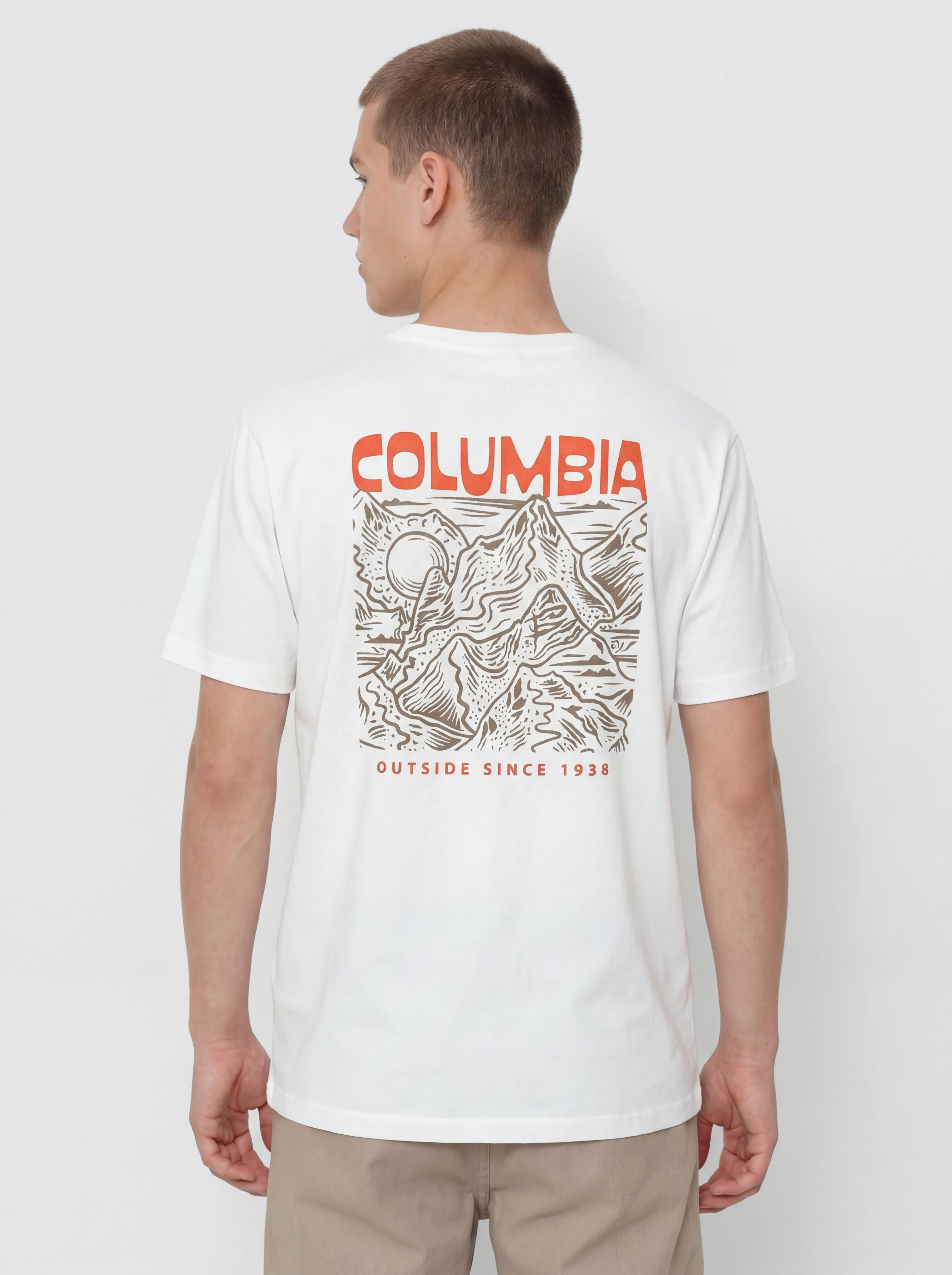 Columbia Rolling Bend Oversized T-Shirt - white (white/mountainview)