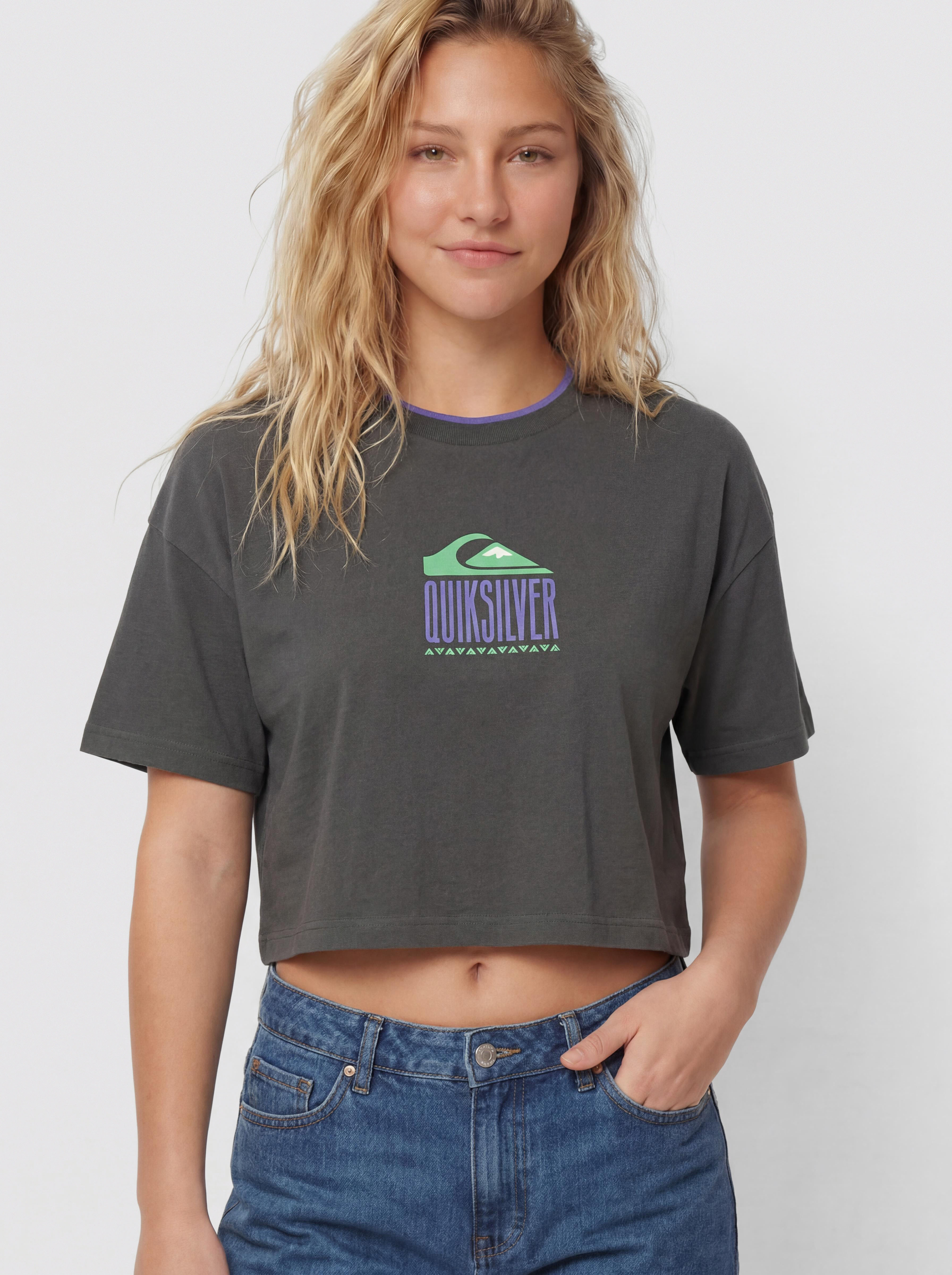 Quiksilver Maxi Crop Wmn T-Shirt (dark shadow)