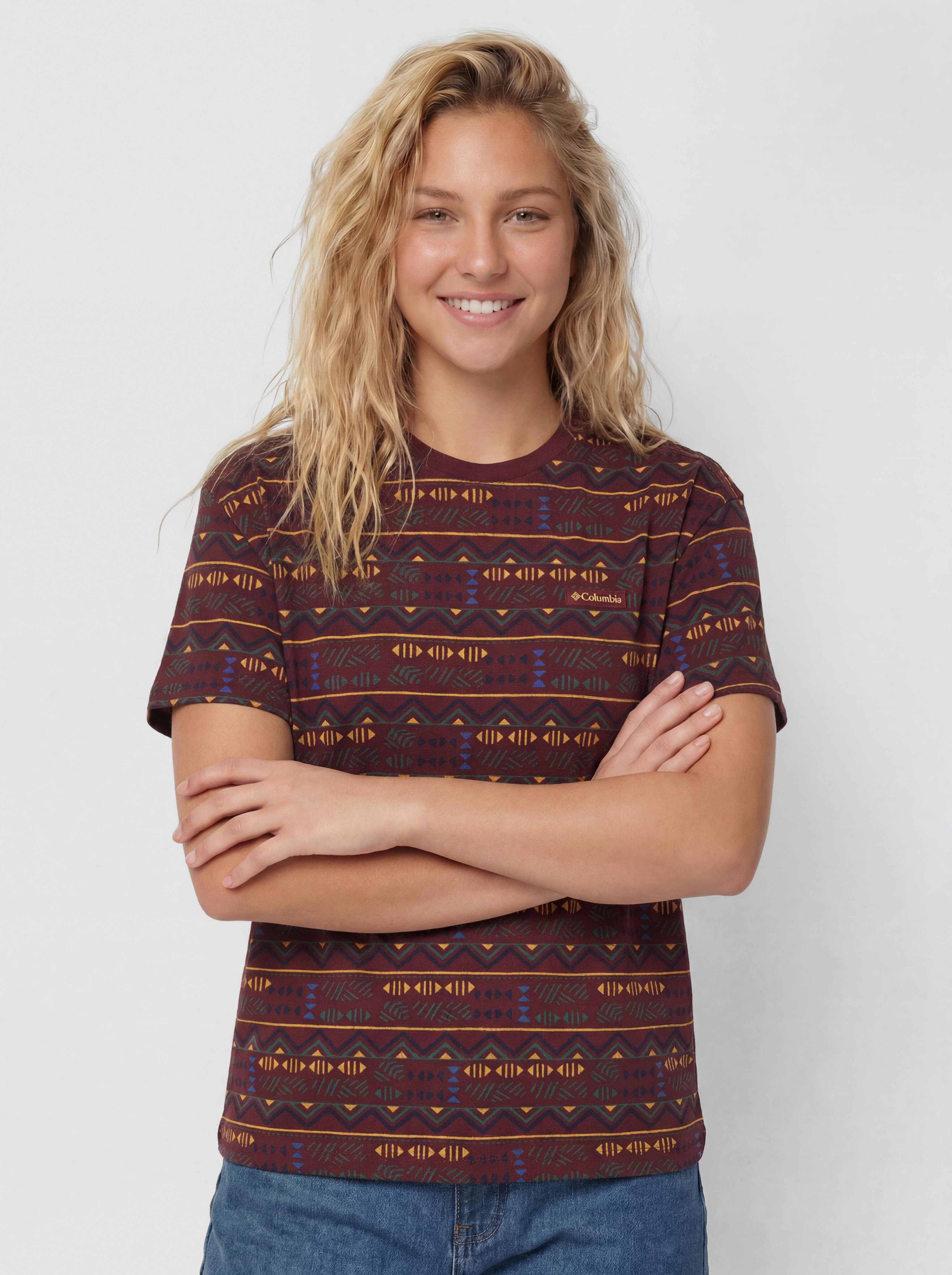 Columbia Sequoia Grove T-Shirt (rich wine/horizons)