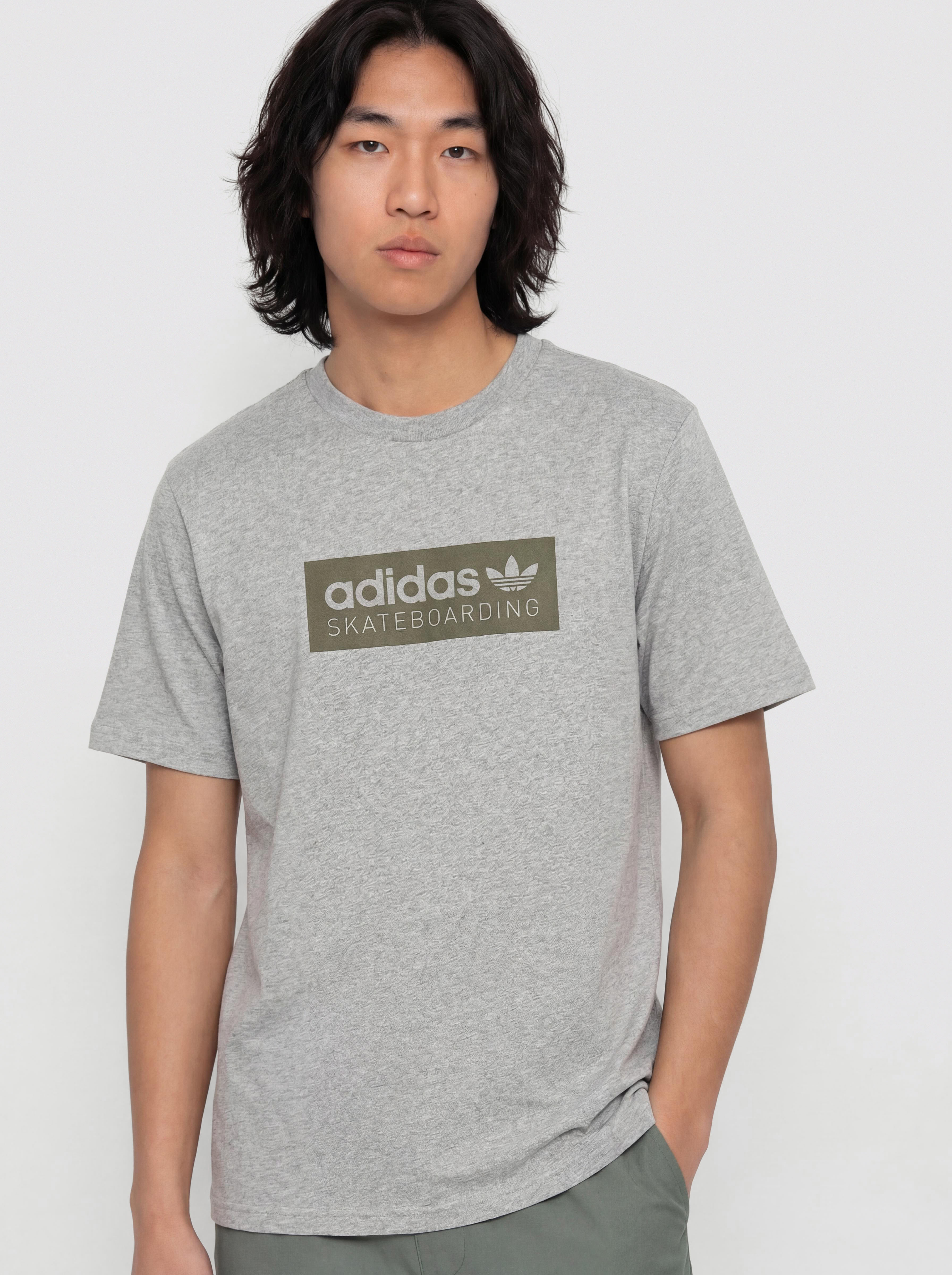 adidas Skt Logo T-Shirt (mgreyh)