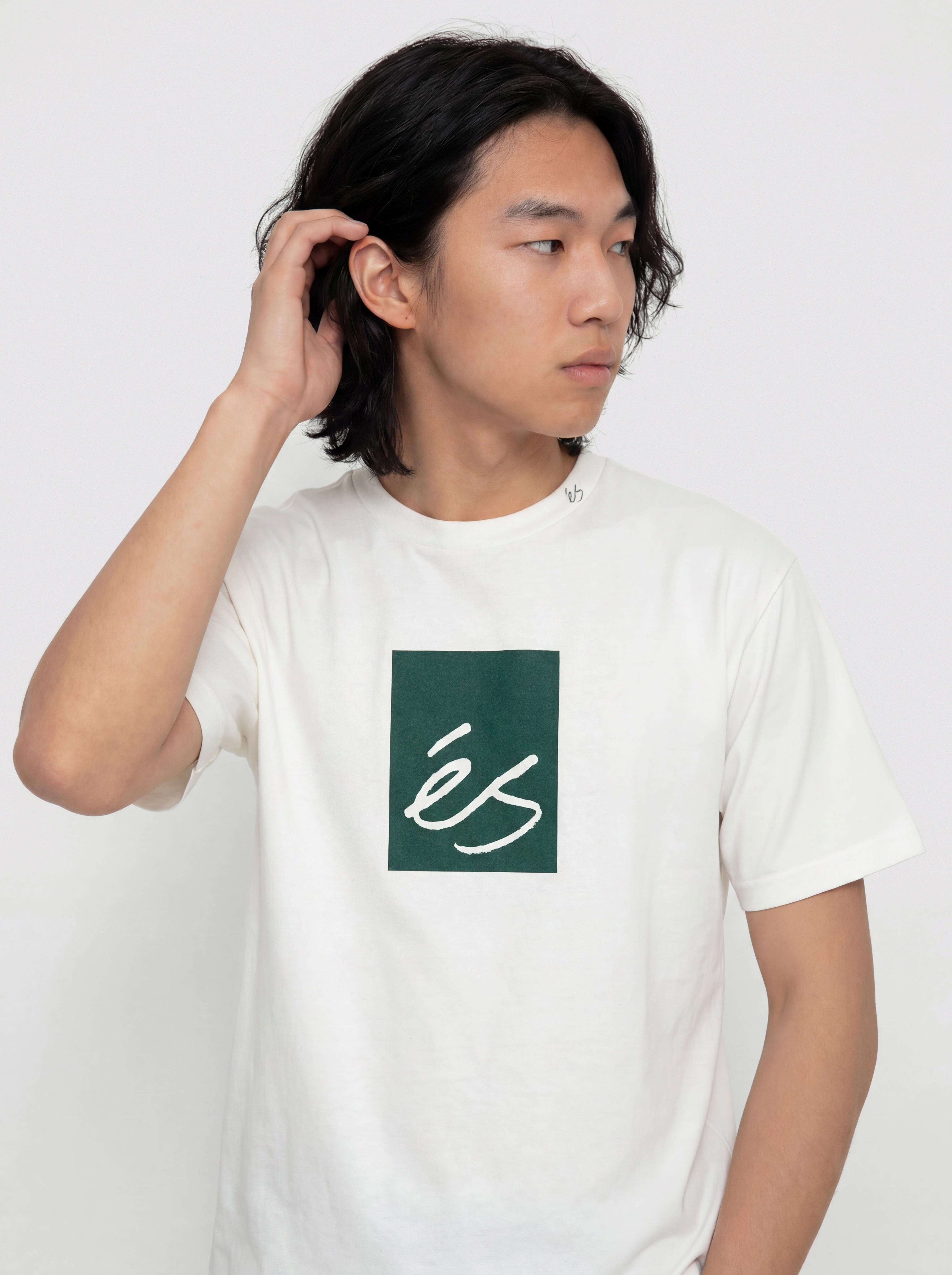 eS Main Block T-Shirt (white/green)