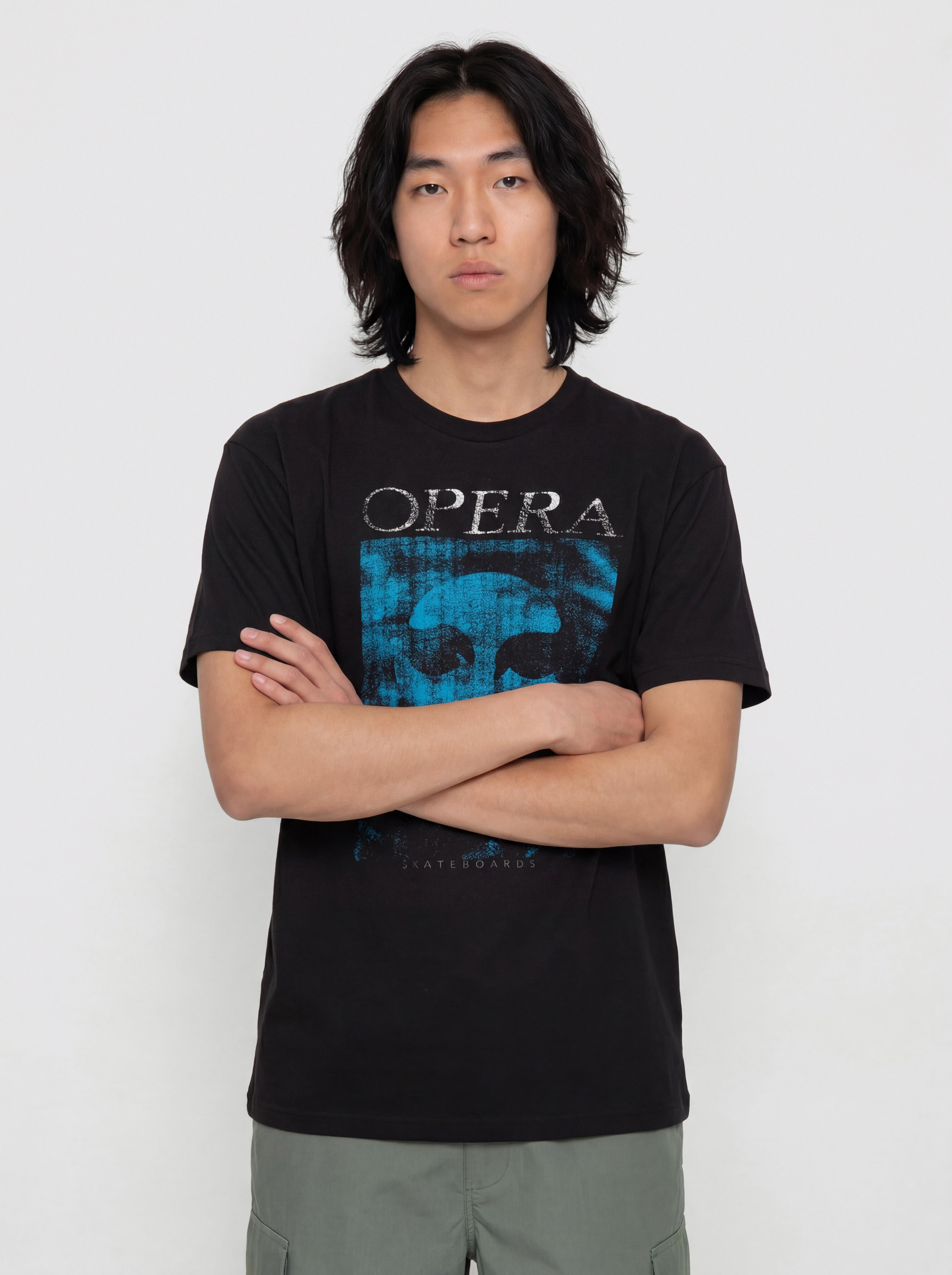 Opera Mask Vintage T-Shirt (black)