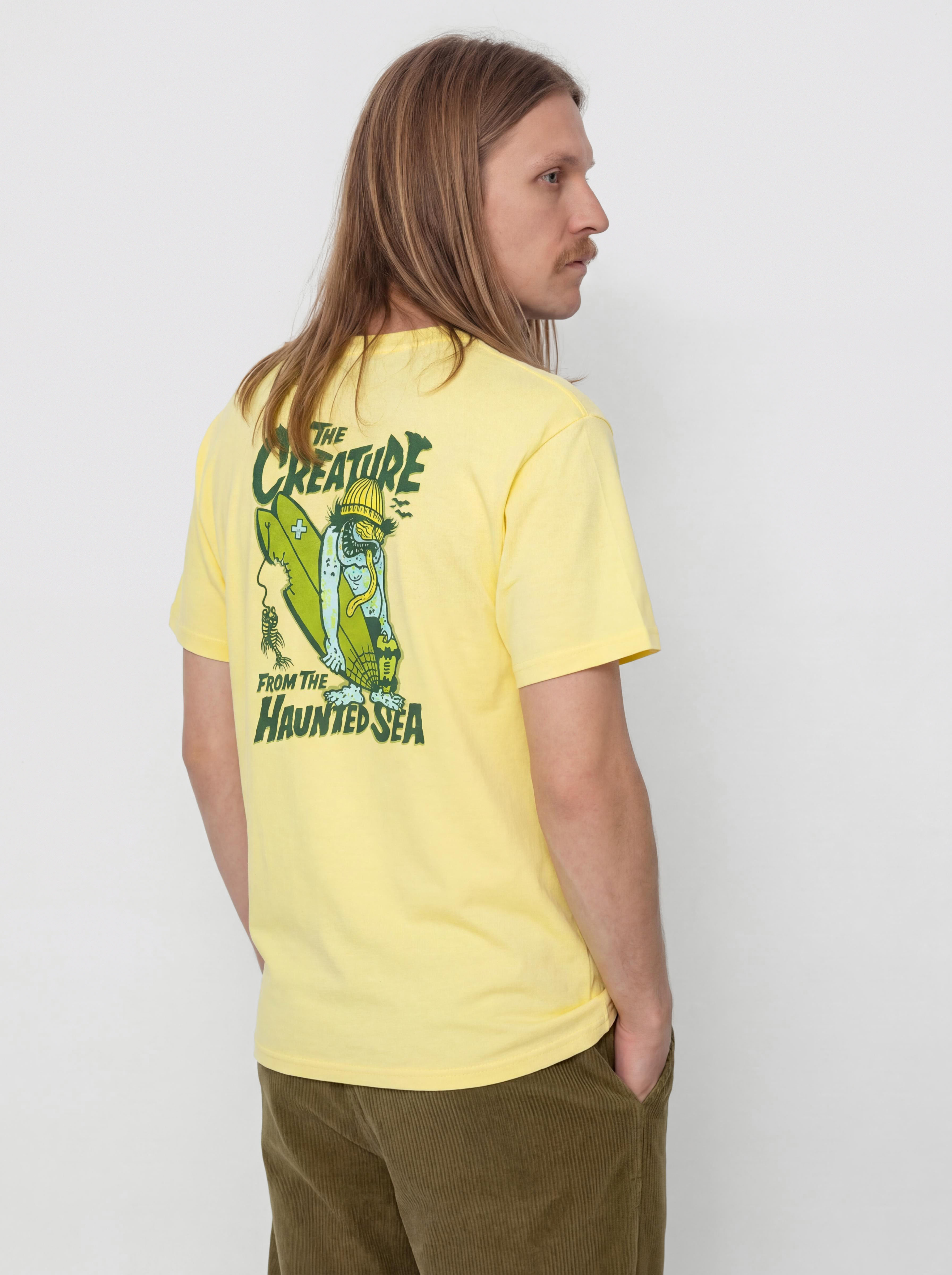 Creature Haunted Sea T-Shirt (cornsilk)