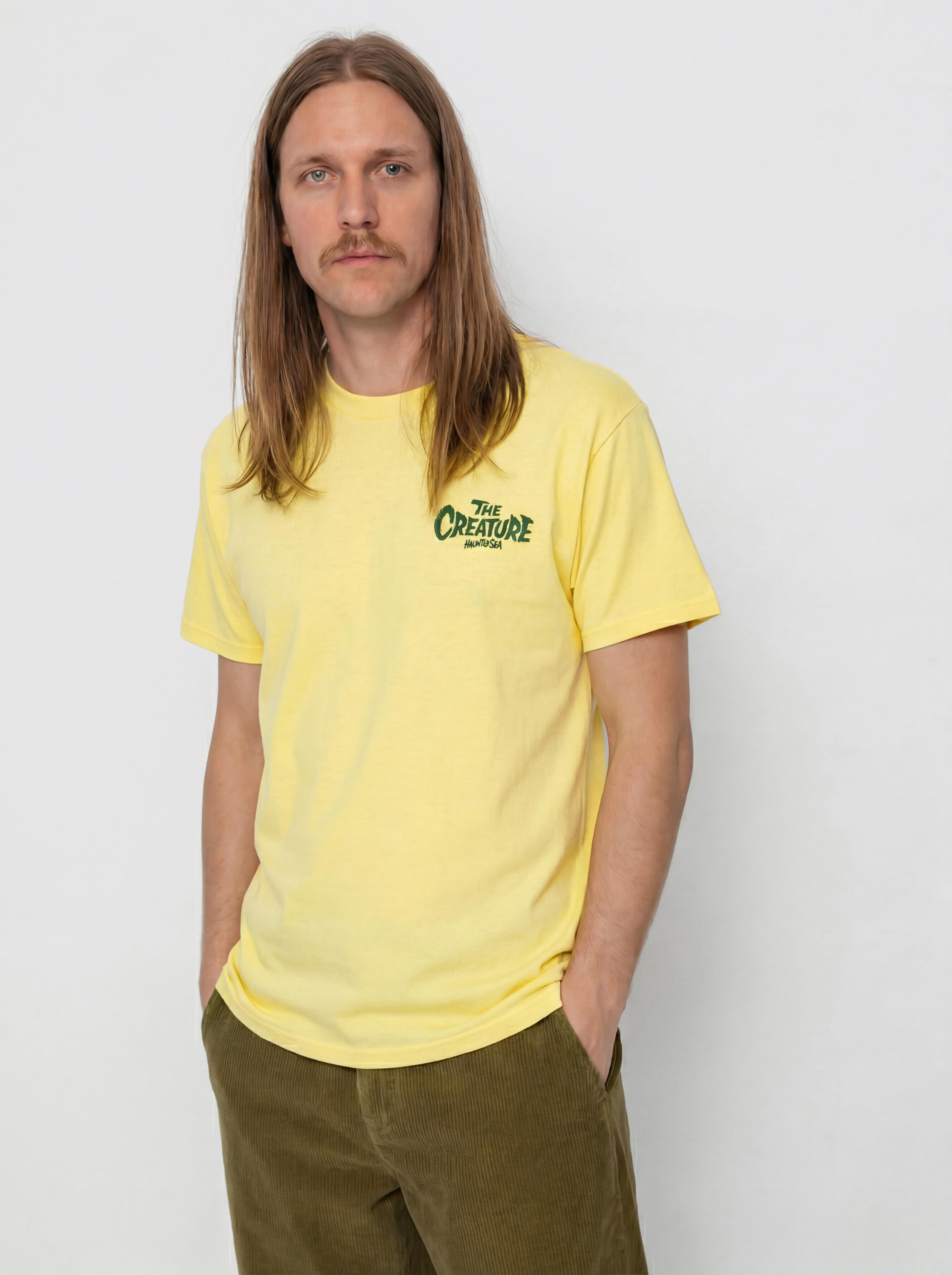Creature Haunted Sea T-Shirt (cornsilk)