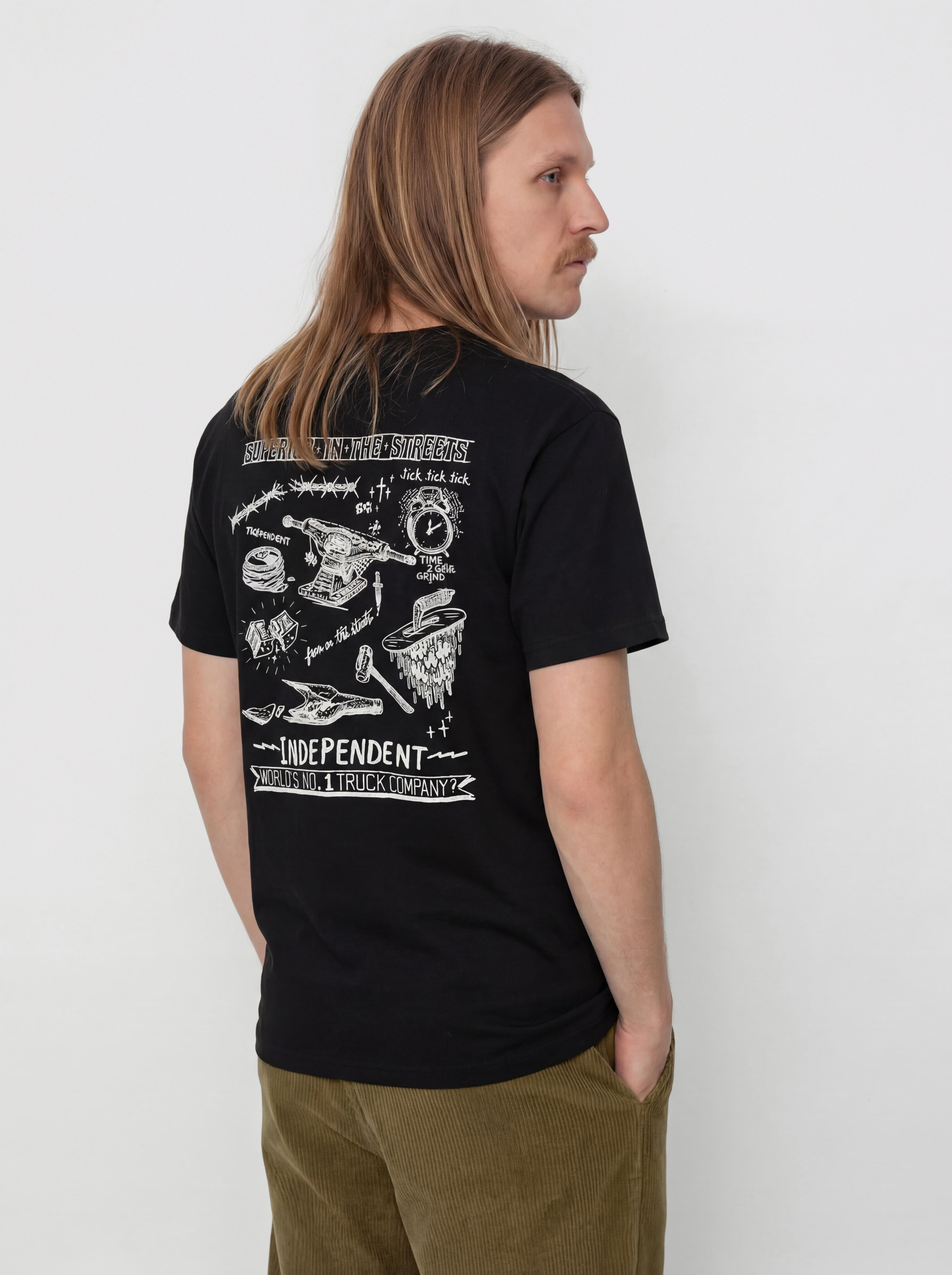 Independent Bratrud Notebook T-Shirt (black)