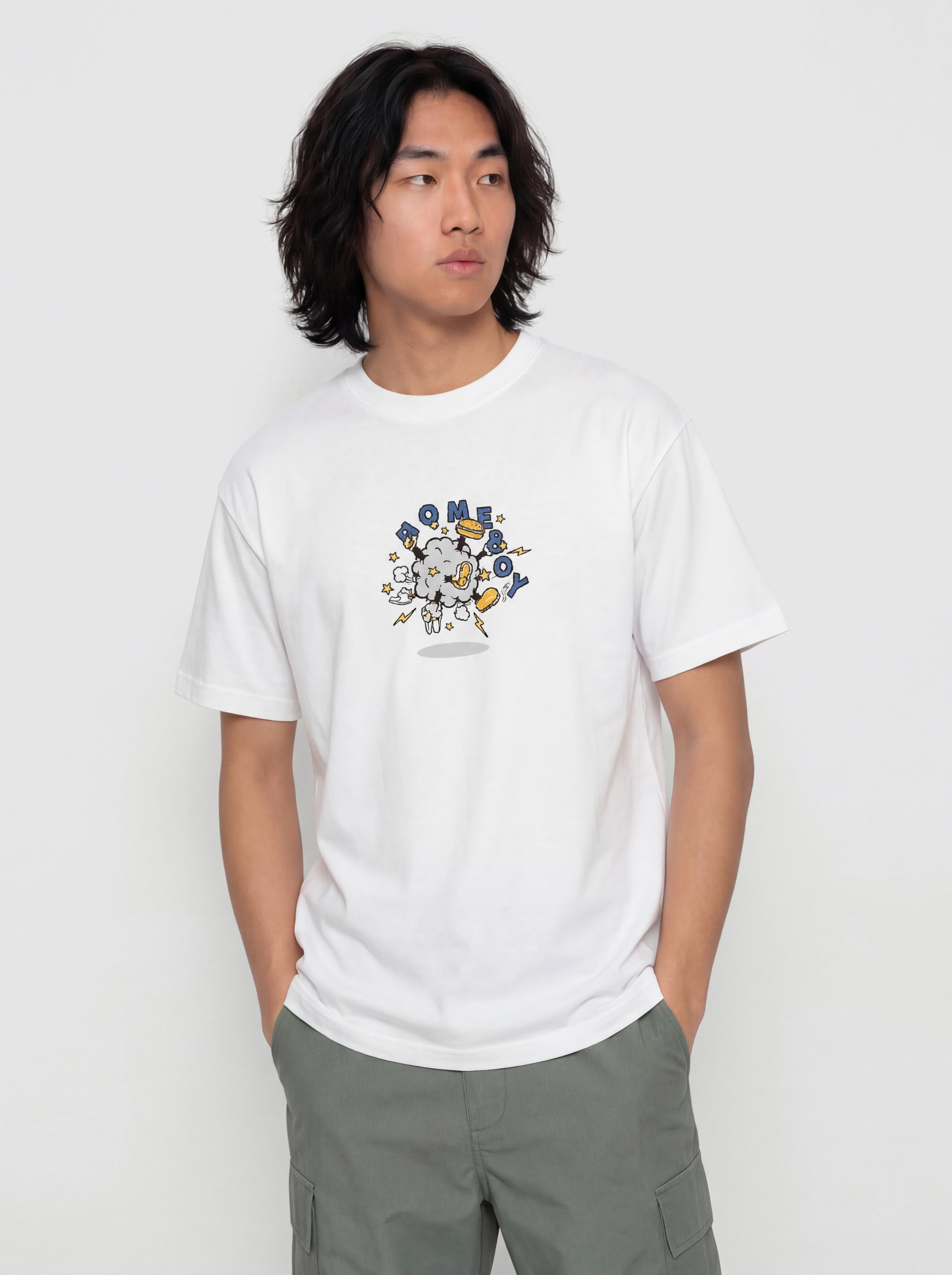 Homeboy T-Shirt Fight Cloud (white)