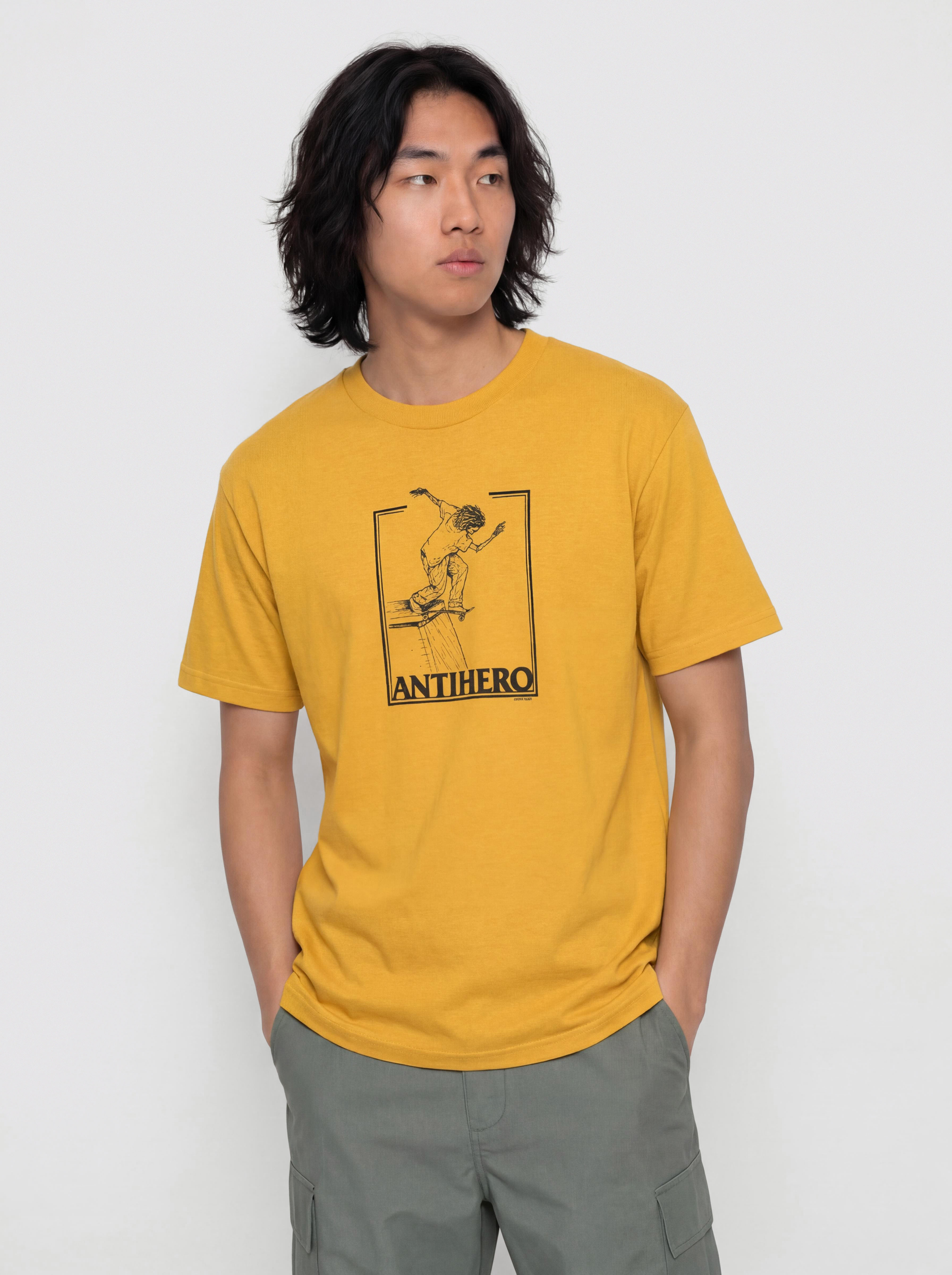 Antihero T-Shirt Doobie Lance (heather mustard)