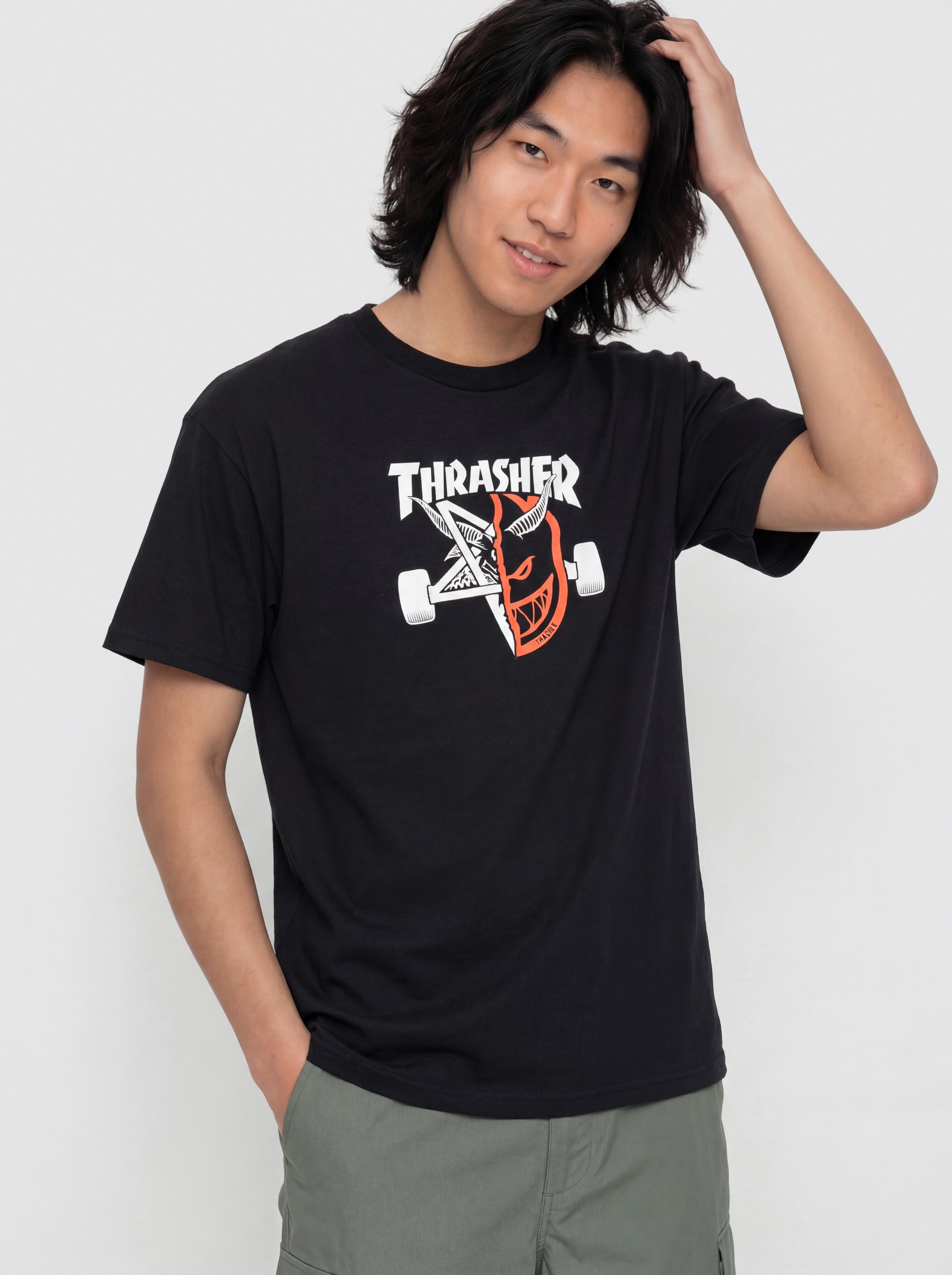 Thrasher x Spitfire Thrash & Burn T-Shirt (black)