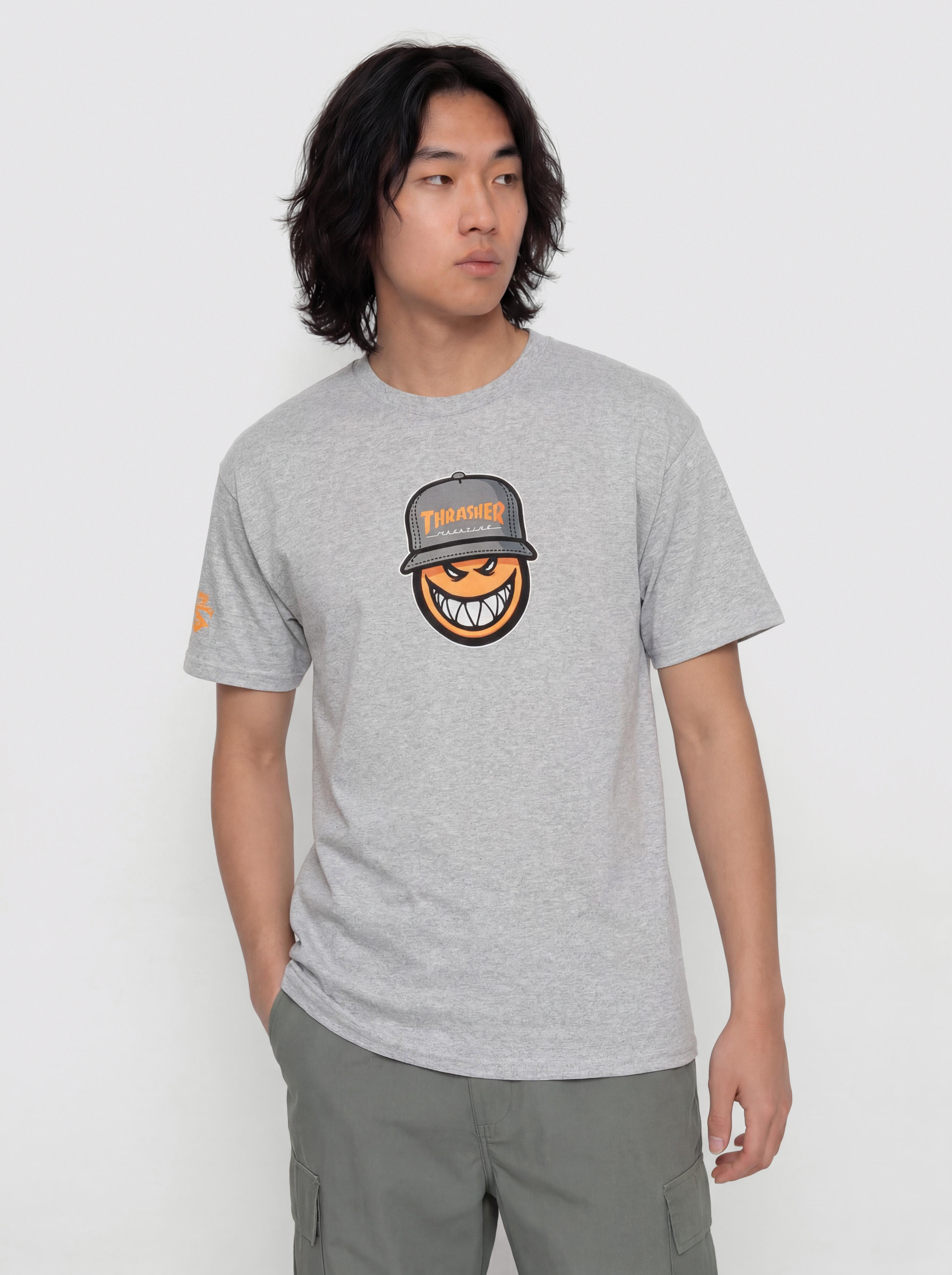 Thrasher x Spitfire Sf Loc T-Shirt - grey (sport grey)