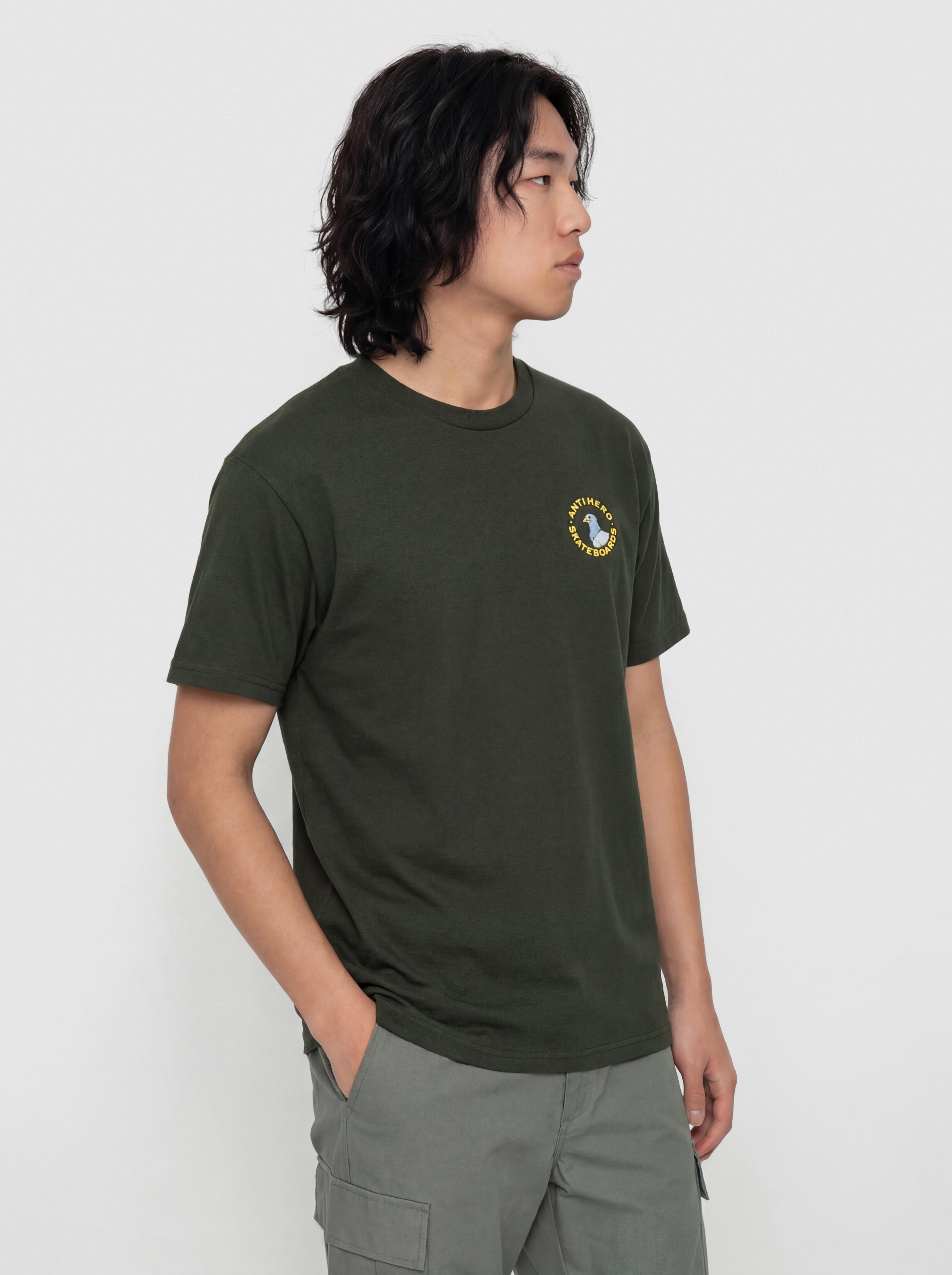 Antihero T-Shirt Pigeon Rnd (forest green/mt)