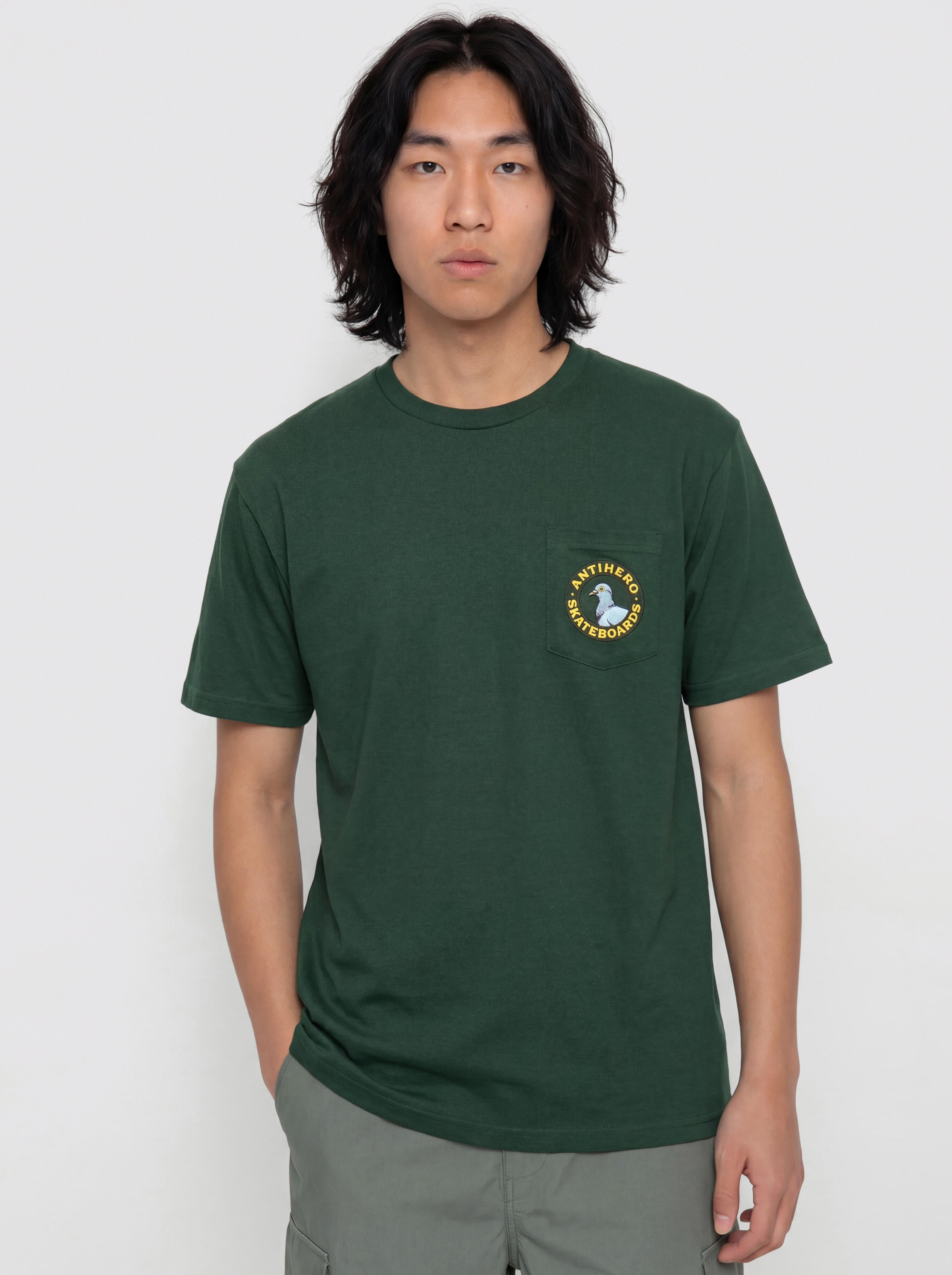Antihero Pkt Pgn Rnd Fr T-Shirt (green/mt)