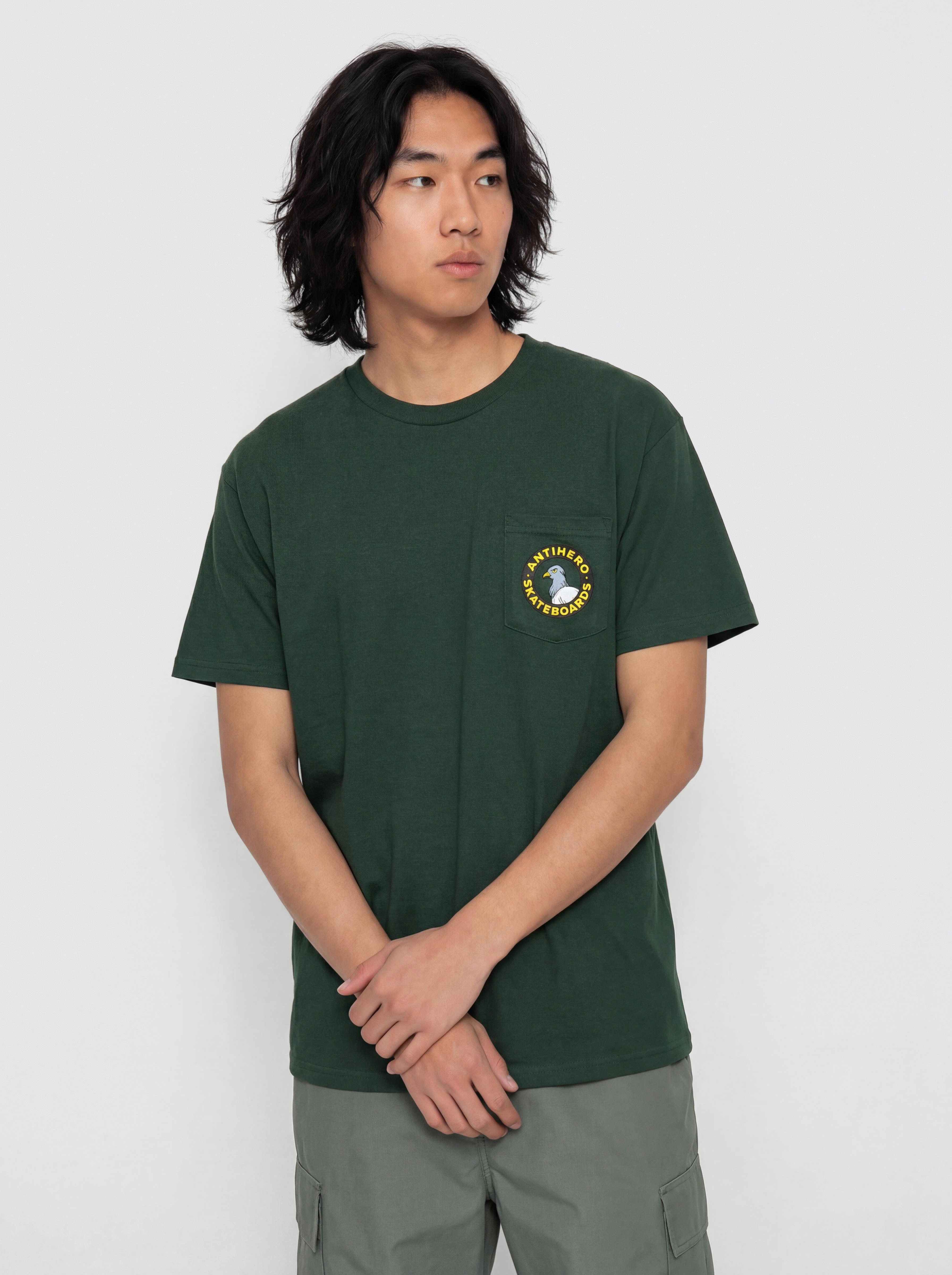 Antihero Pkt Pgn Rnd Fr T-Shirt (green/mt)