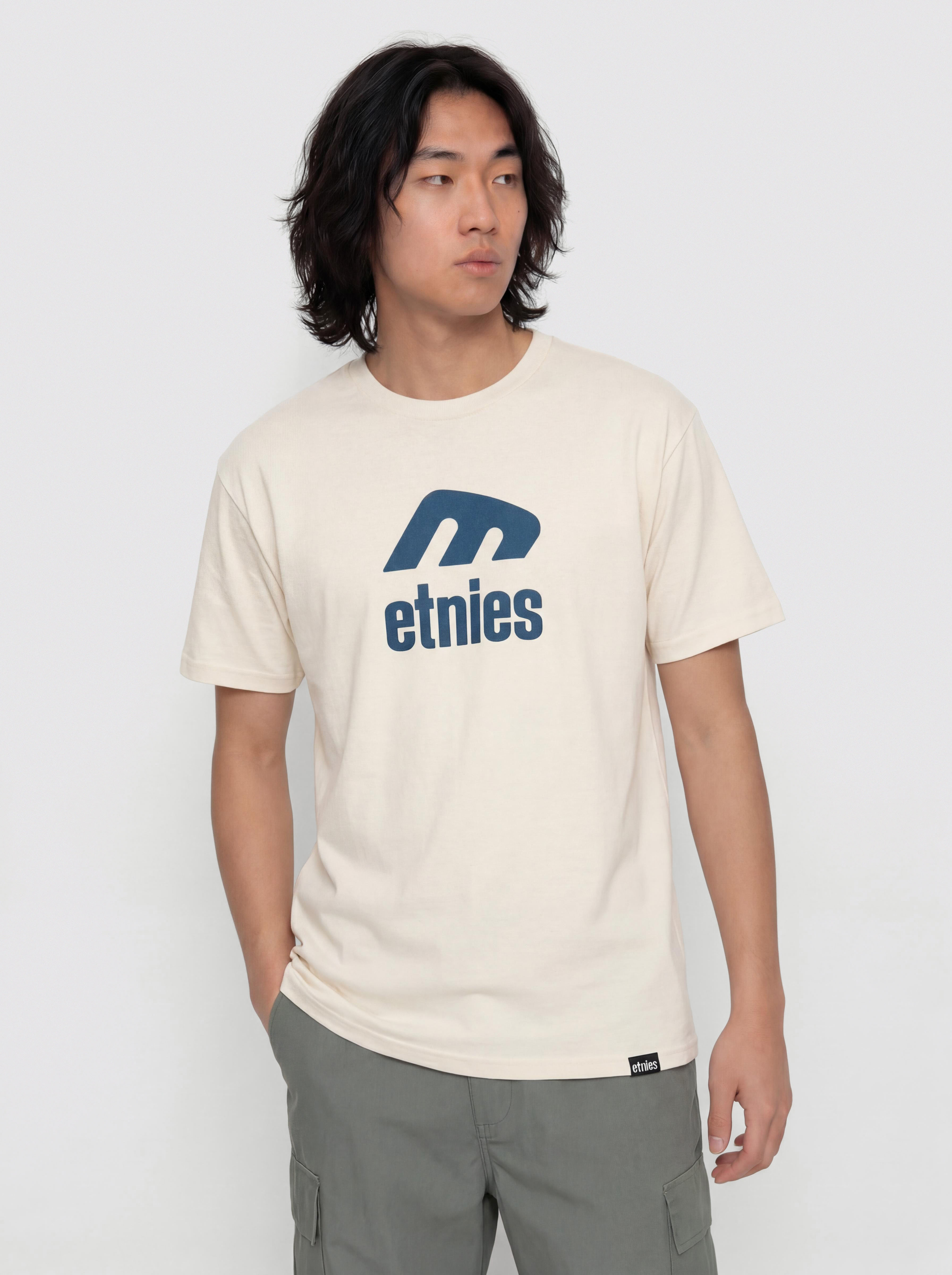 Etnies Icon E T-Shirt (tan/blue)