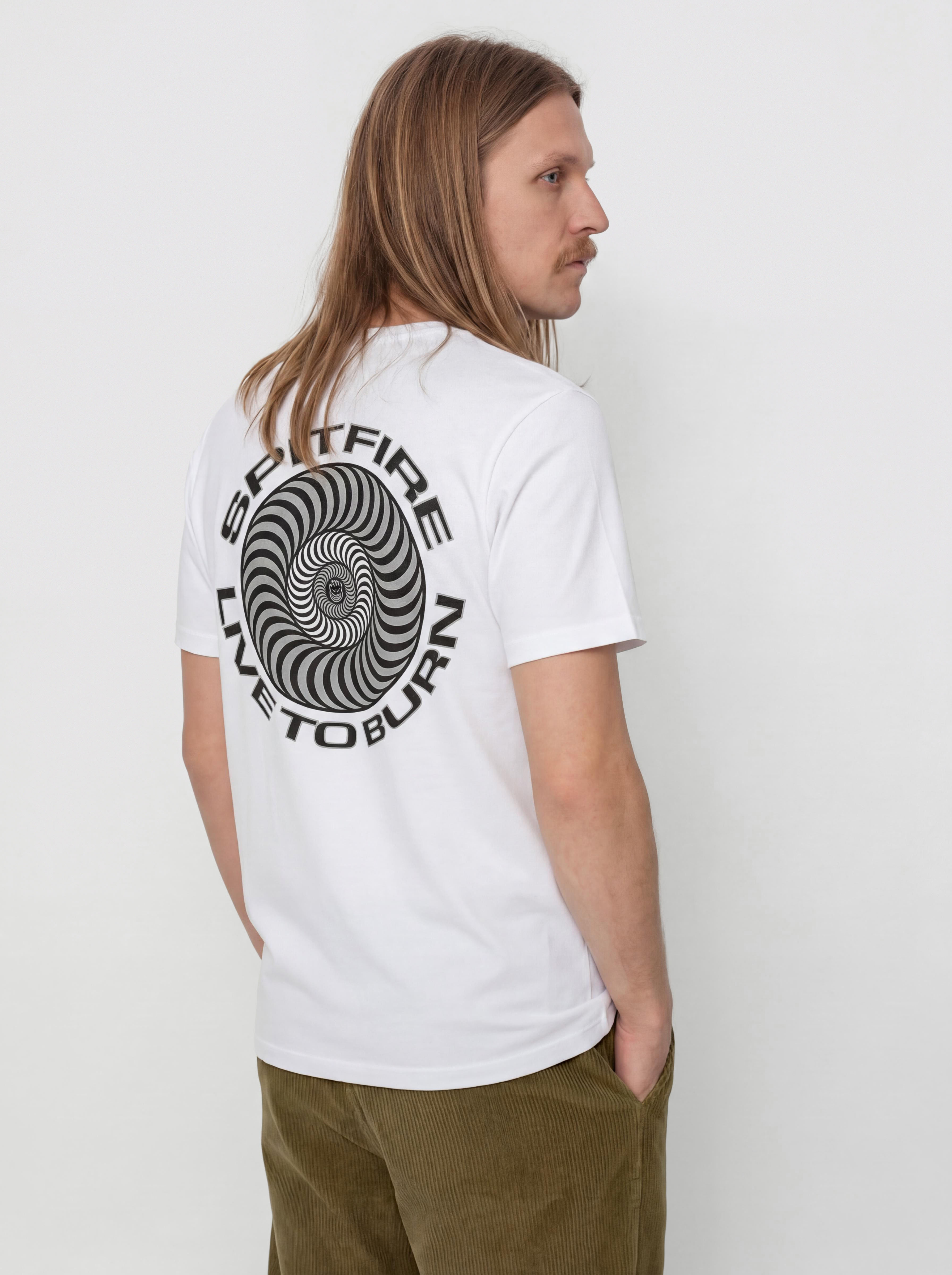 Spitfire Live To Burn Classic T-Shirt (white)