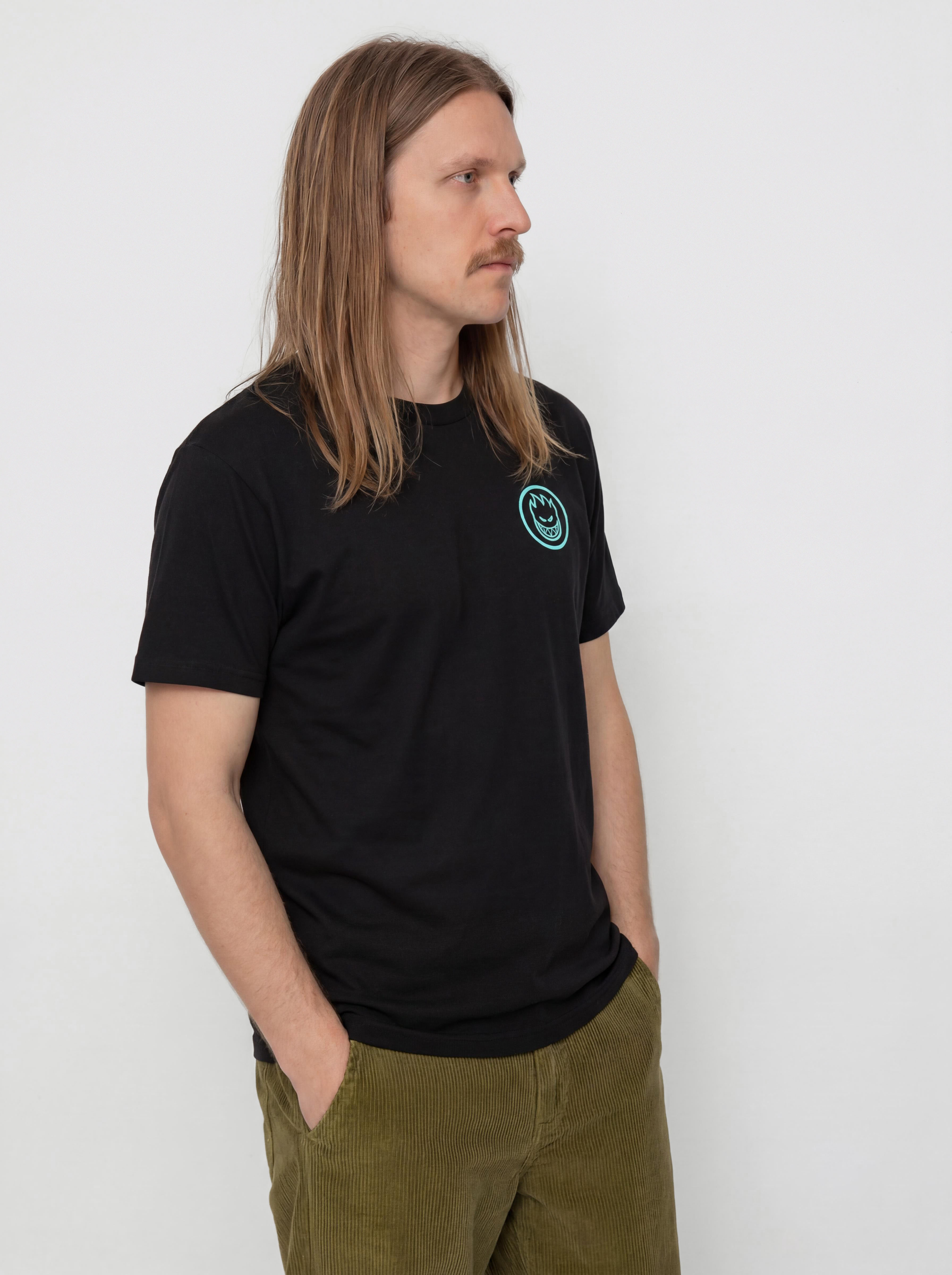 Spitfire Radioactive Classic Swirl T-shirt (black)