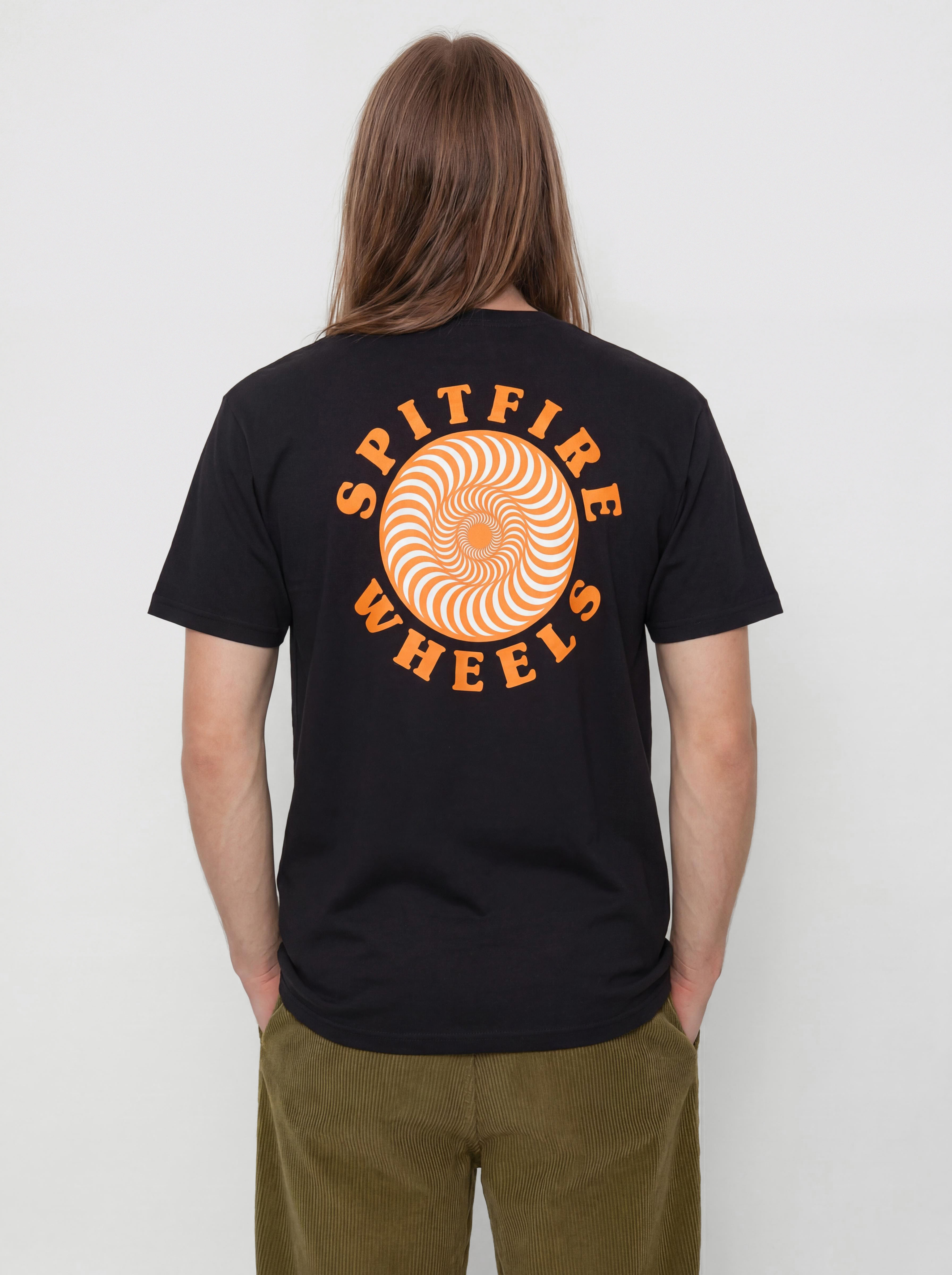Spitfire T-Shirt Og Classic Fill (black/orange/white)