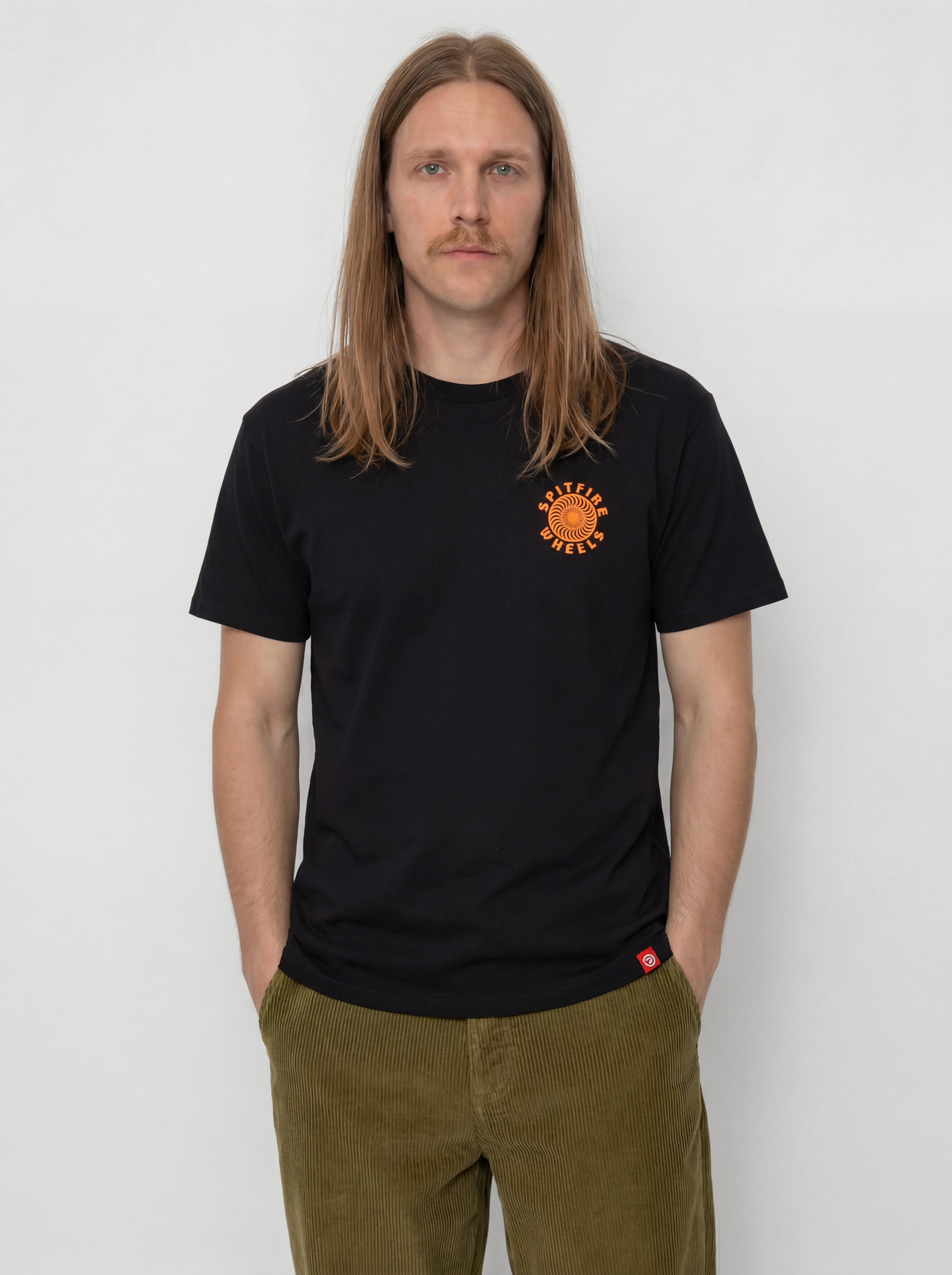Spitfire T-Shirt Og Classic Fill (black/orange/white)