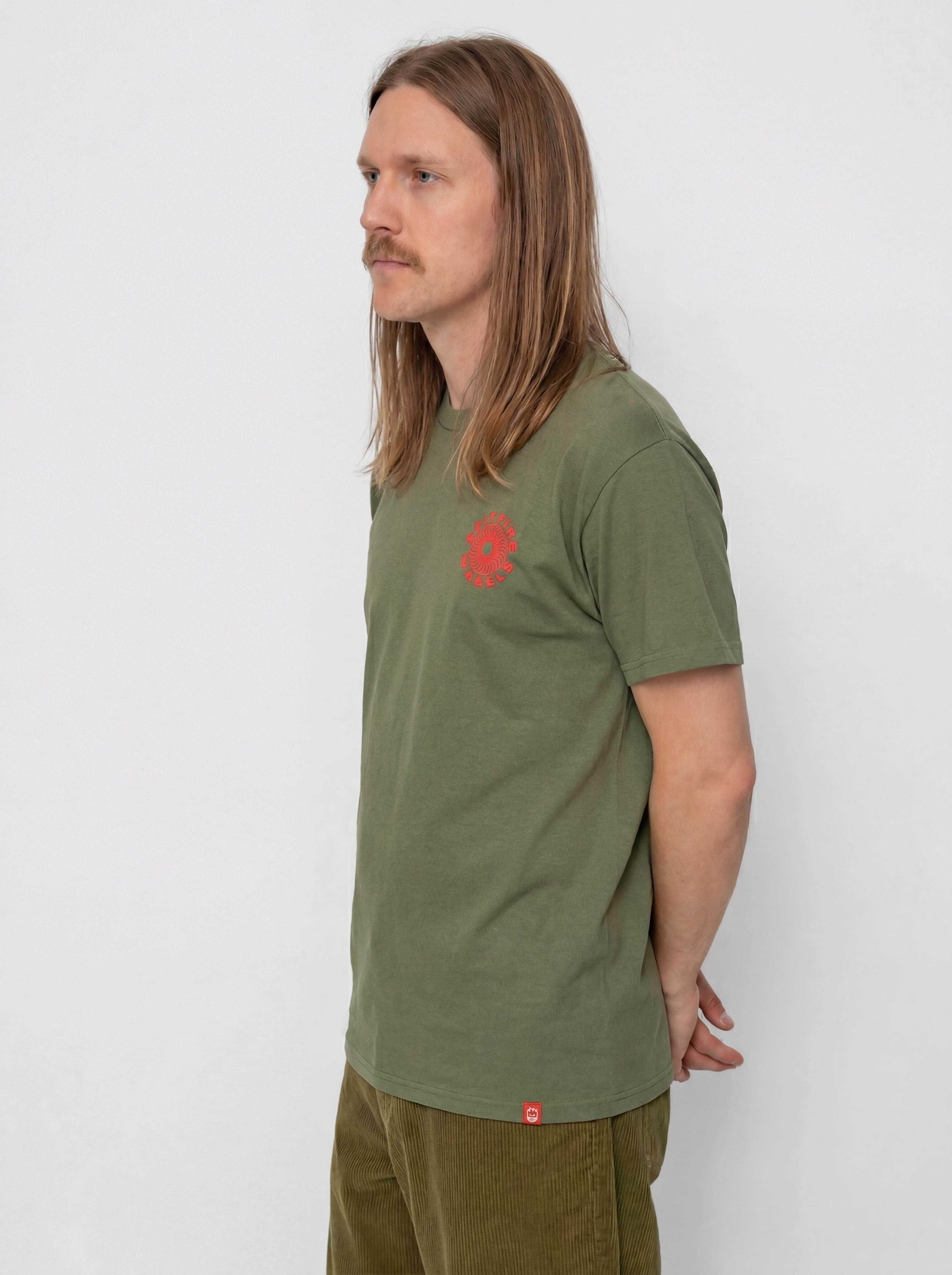 Spitfire Cls 87 Swrl Fl T-Shirt (military green)