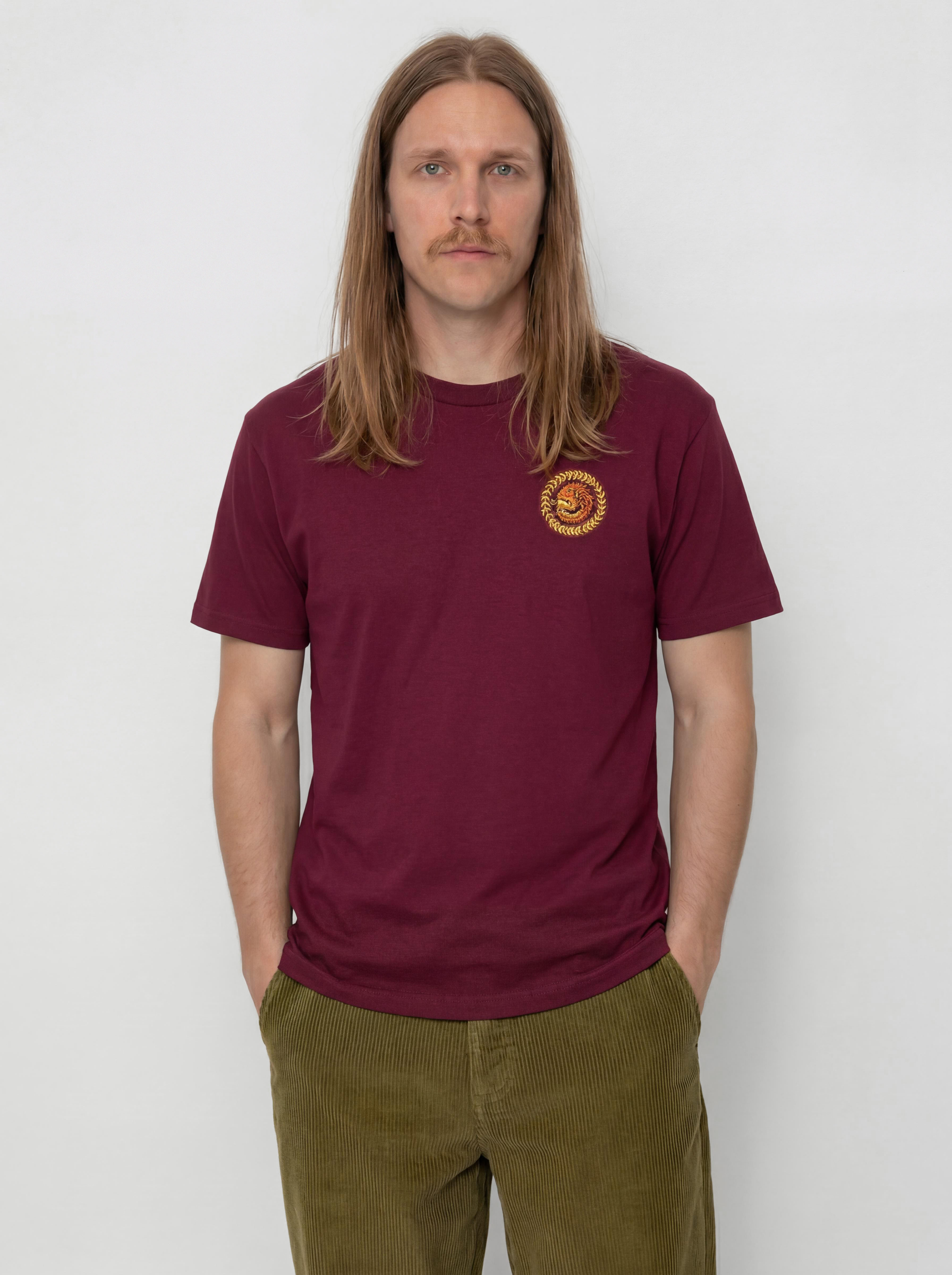 Spitfire Flying Grimple T-Shirt (burgundy)