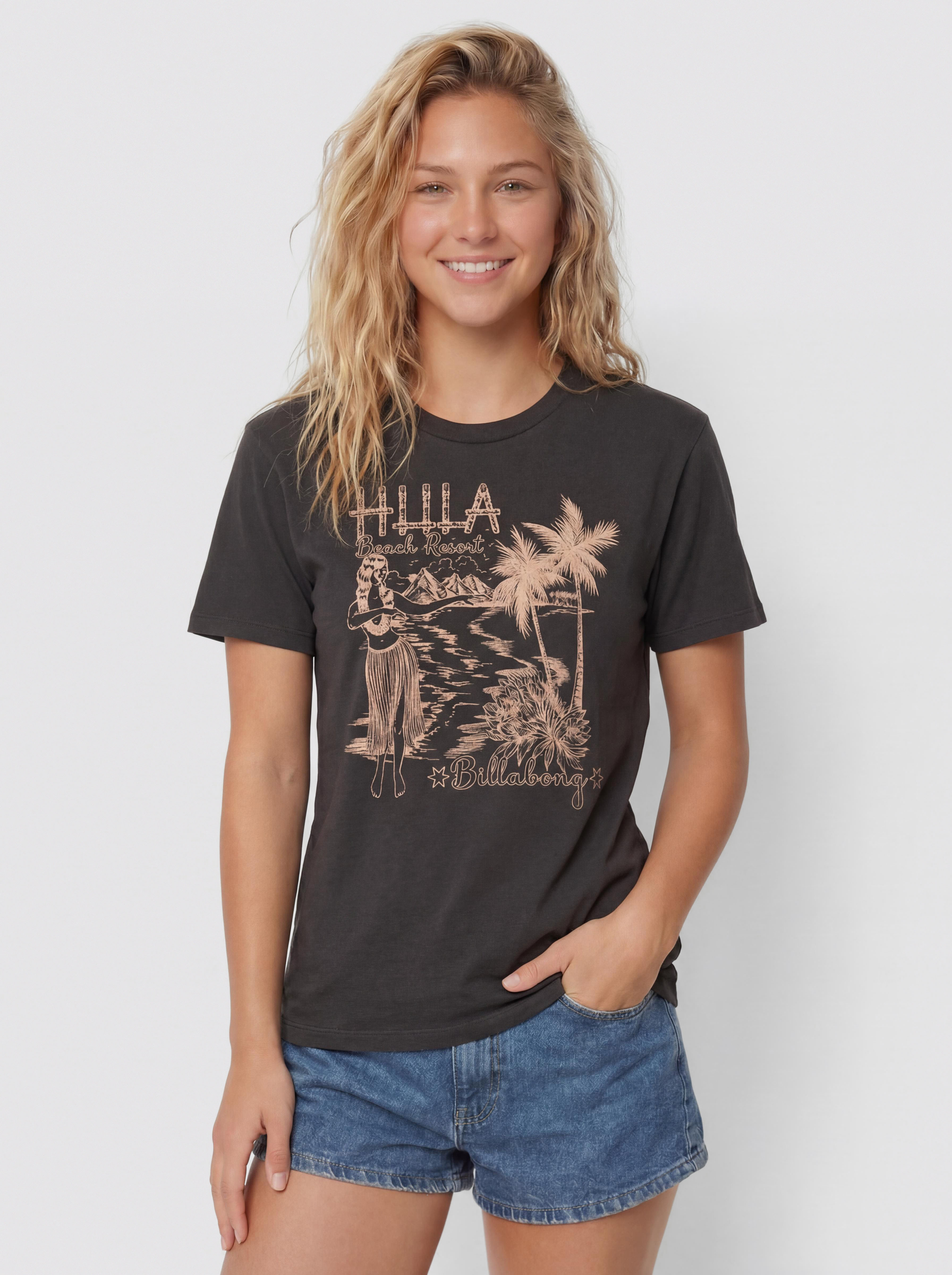 Billabong Vacay Wonder Wmn T-Shirt (off black)