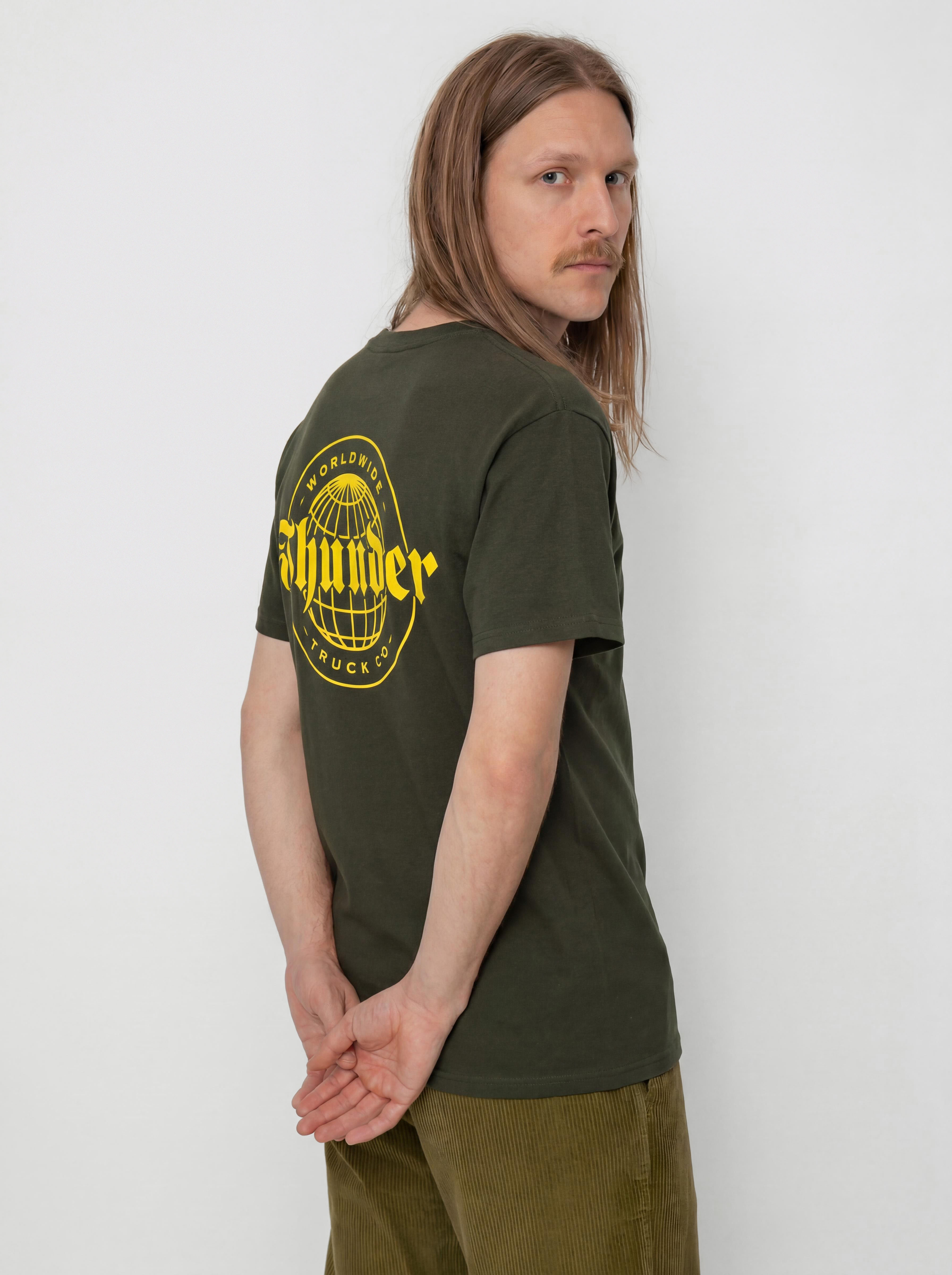 Thunder T-Shirt Worldwide Dbl (forest green/gold)
