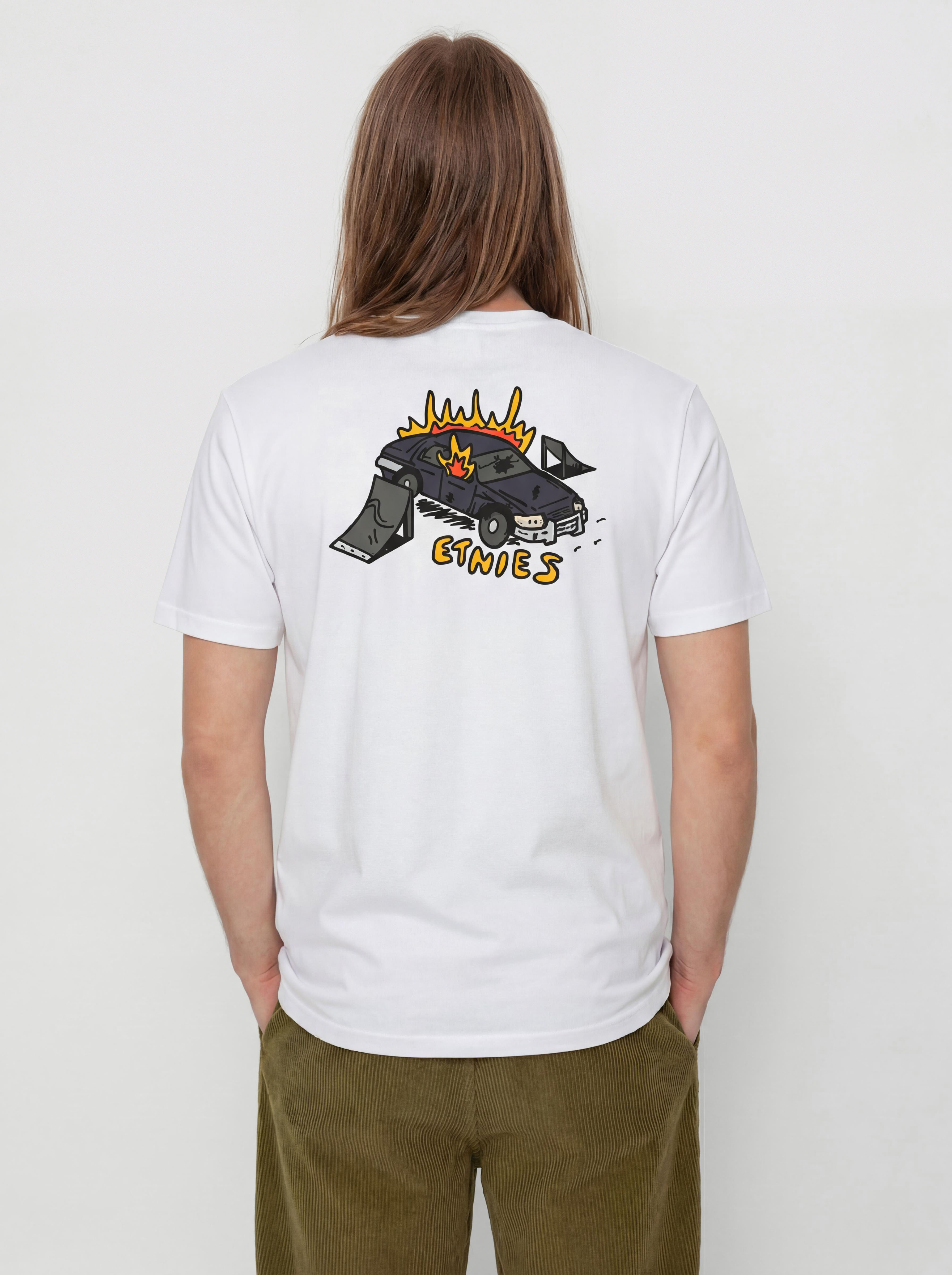 Etnies On Fire T-Shirt (white)