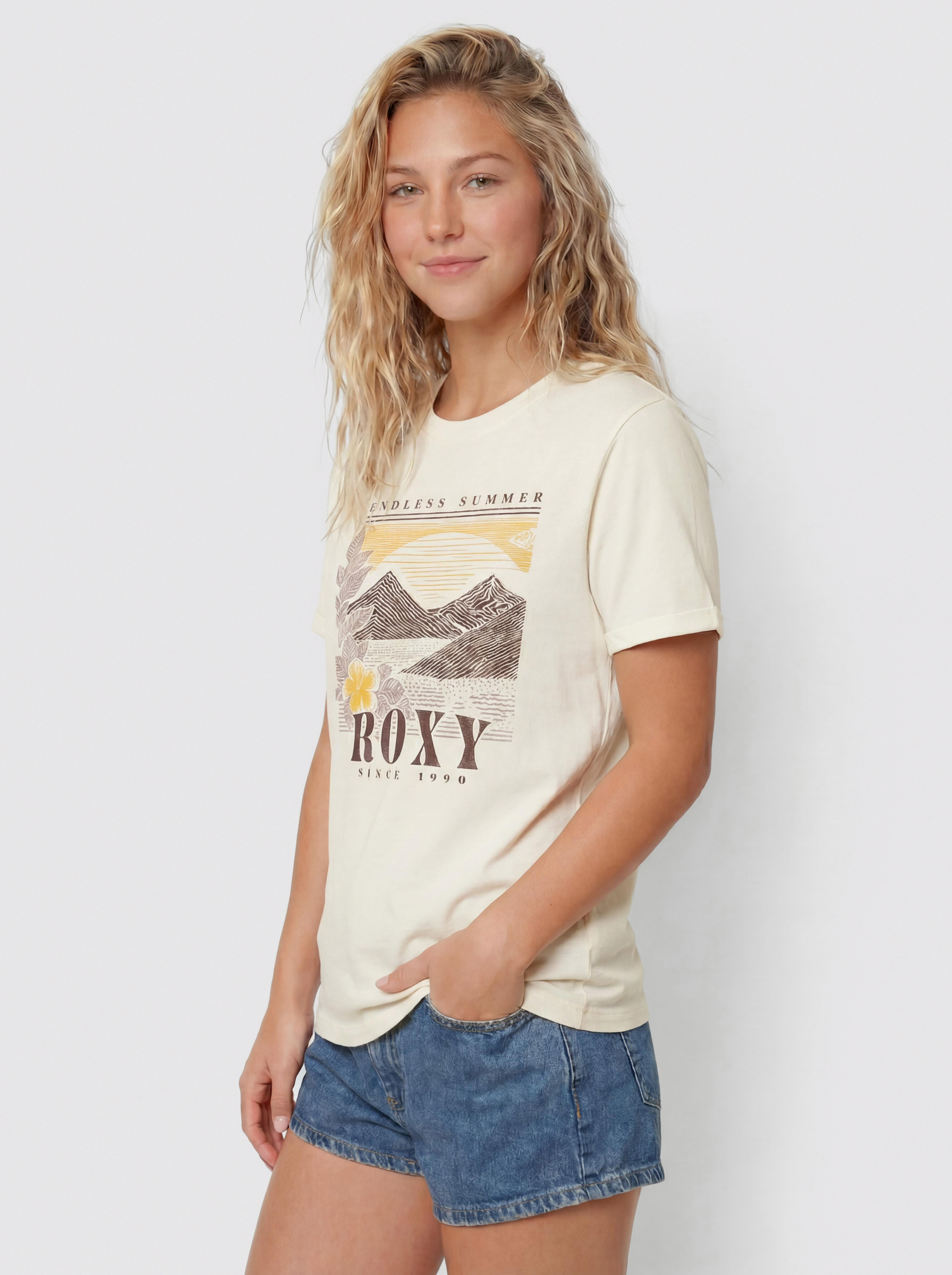 Roxy Oceanregular Poster Wmn T-Shirt (egret)