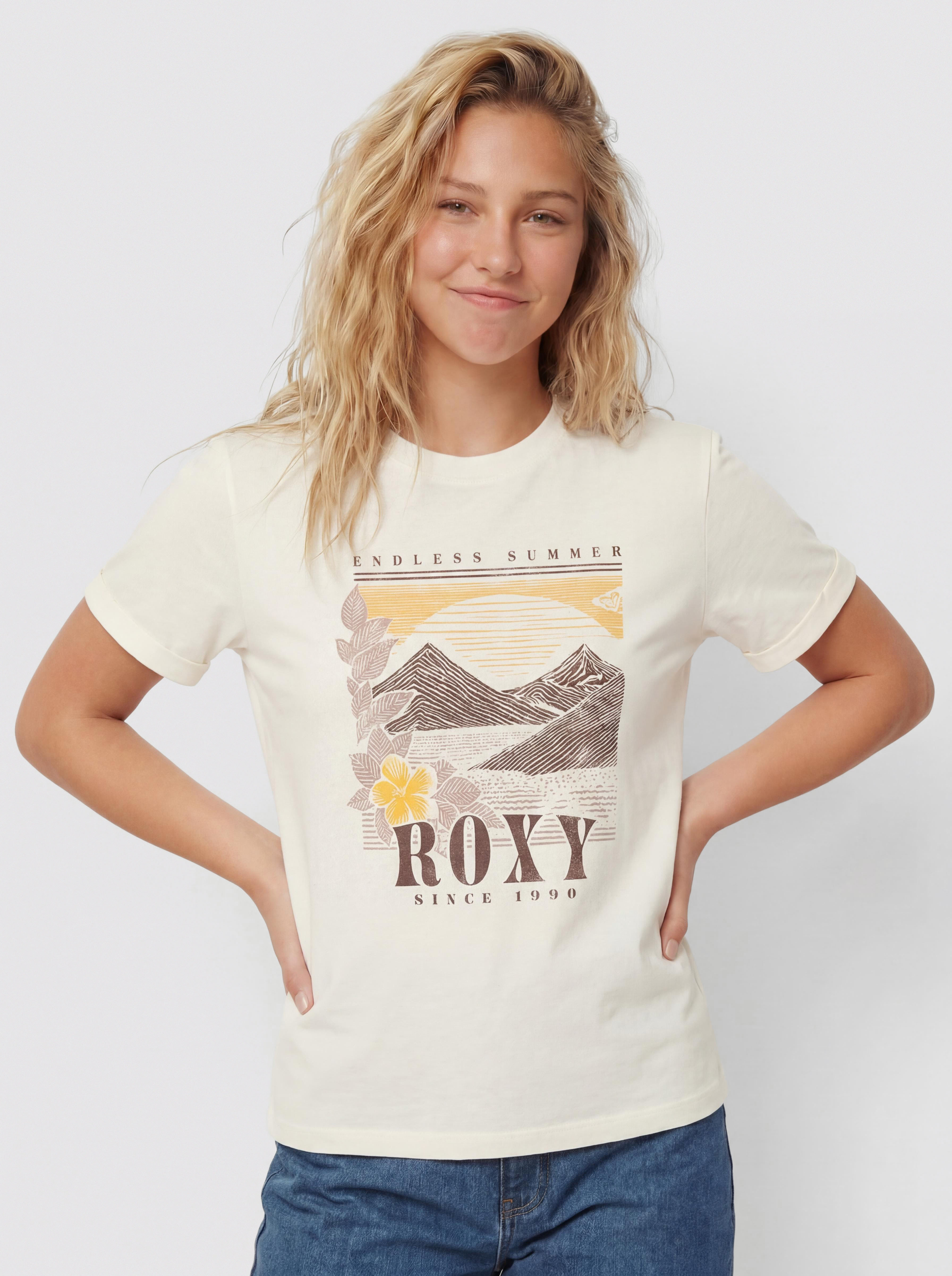 Roxy Oceanregular Poster Wmn T-Shirt (egret)