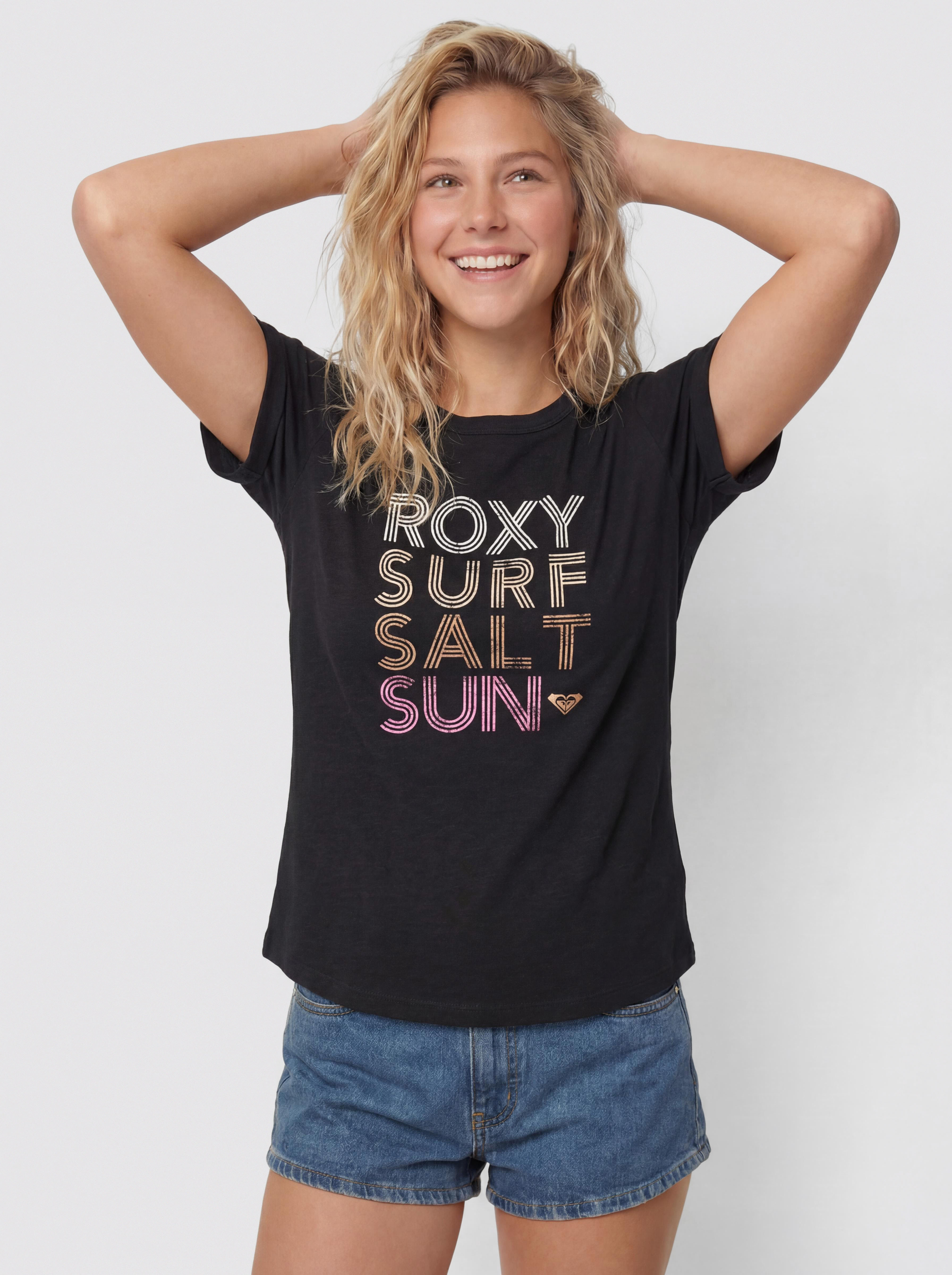 Roxy Vl Oceanwave Regular Wmn T-Shirt (anthracite)