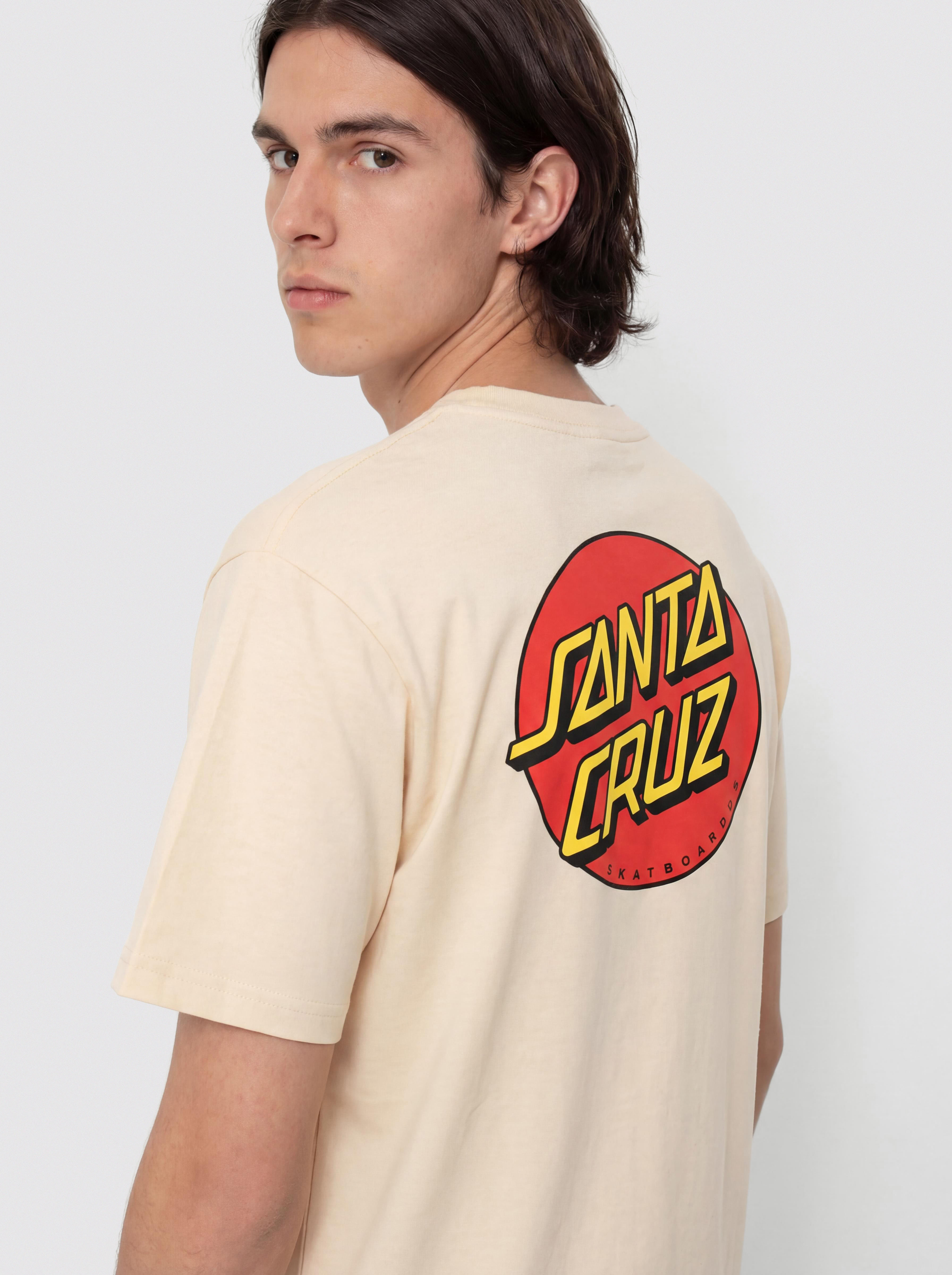 Santa Cruz Classic Dot Chest T-Shirt - beige (blond wood)