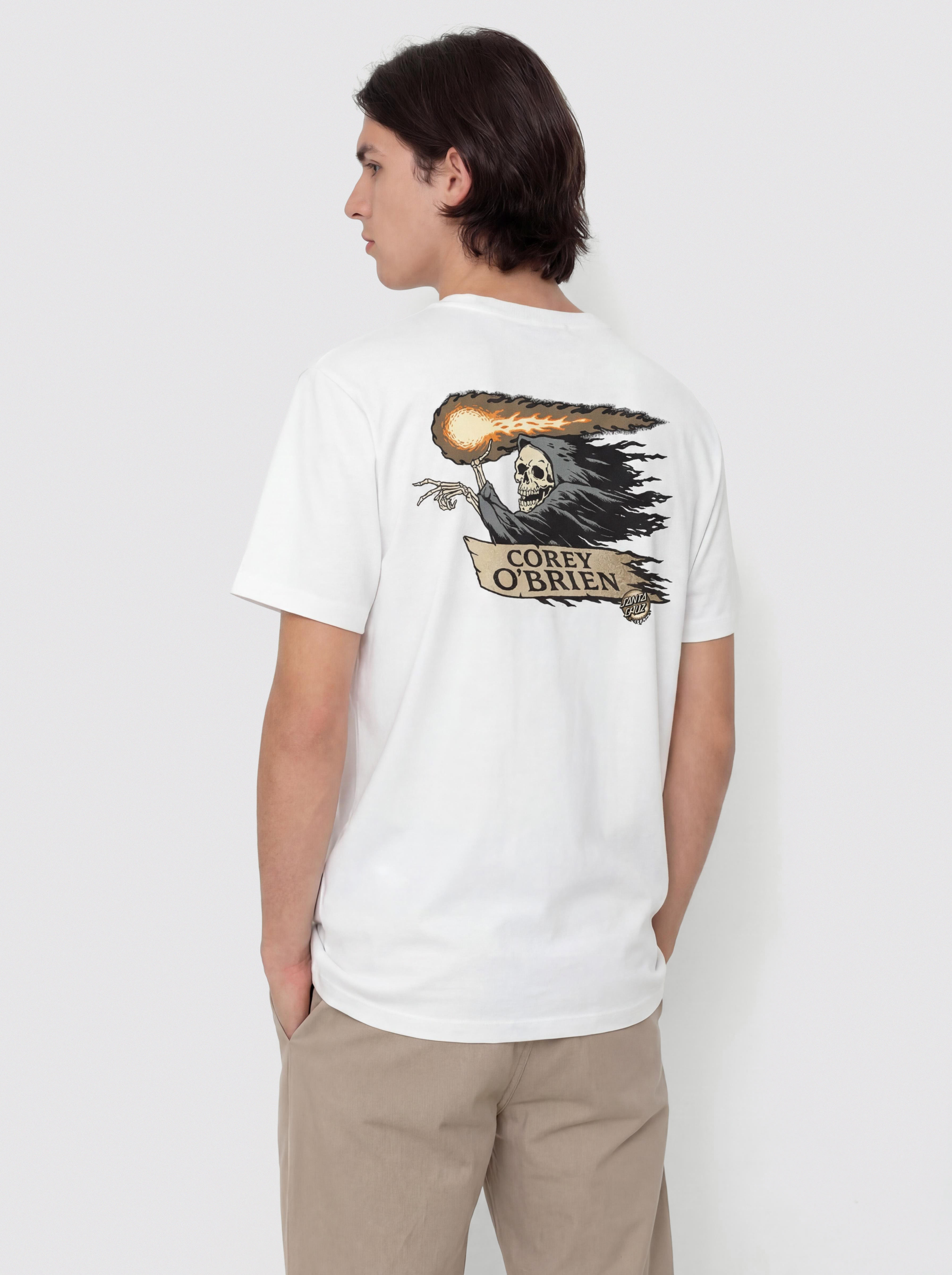 Santa Cruz O'Brien Reaper T-Shirt - white (white)