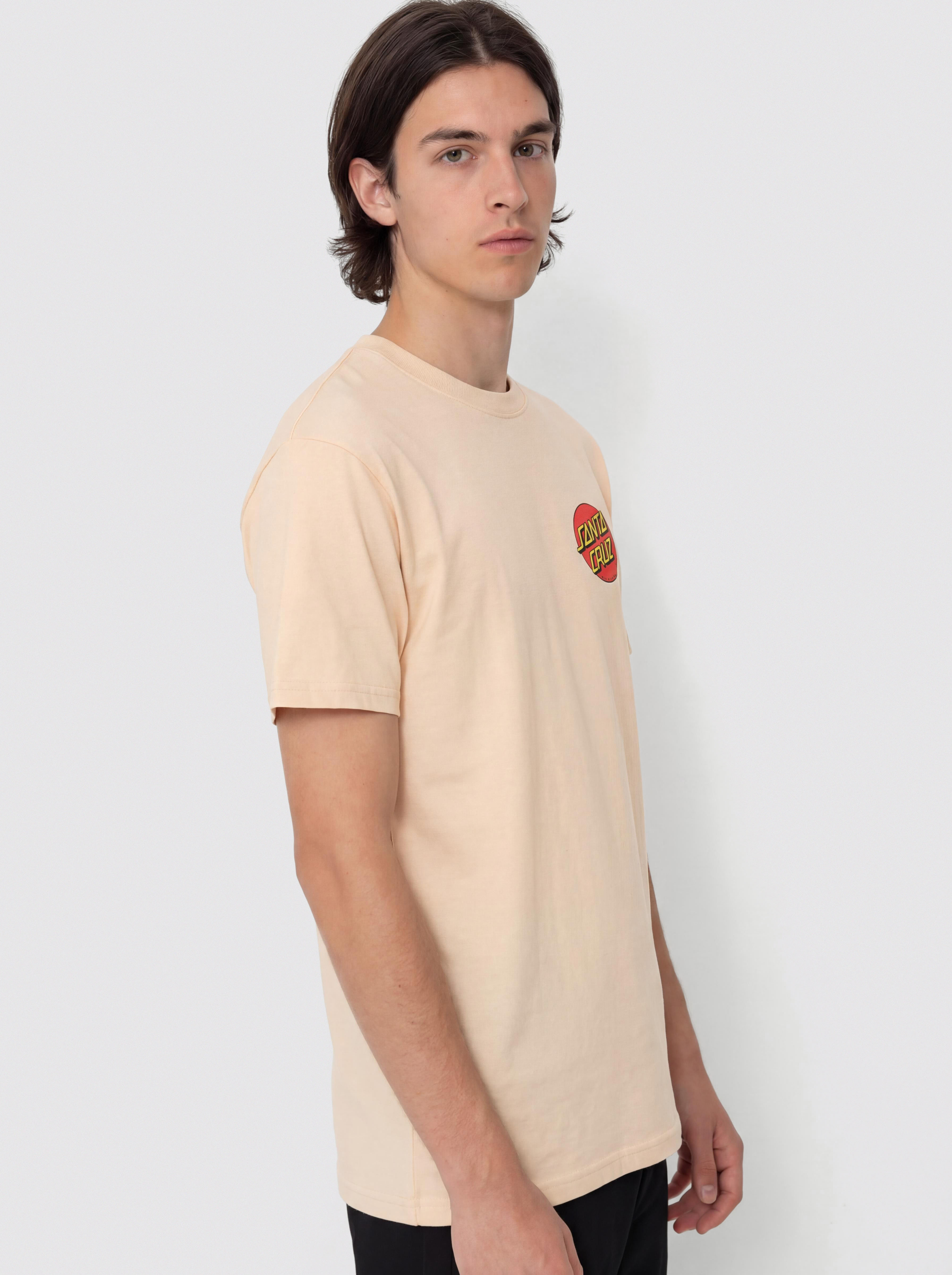 Santa Cruz Classic Dot Chest T-Shirt (blond wood)