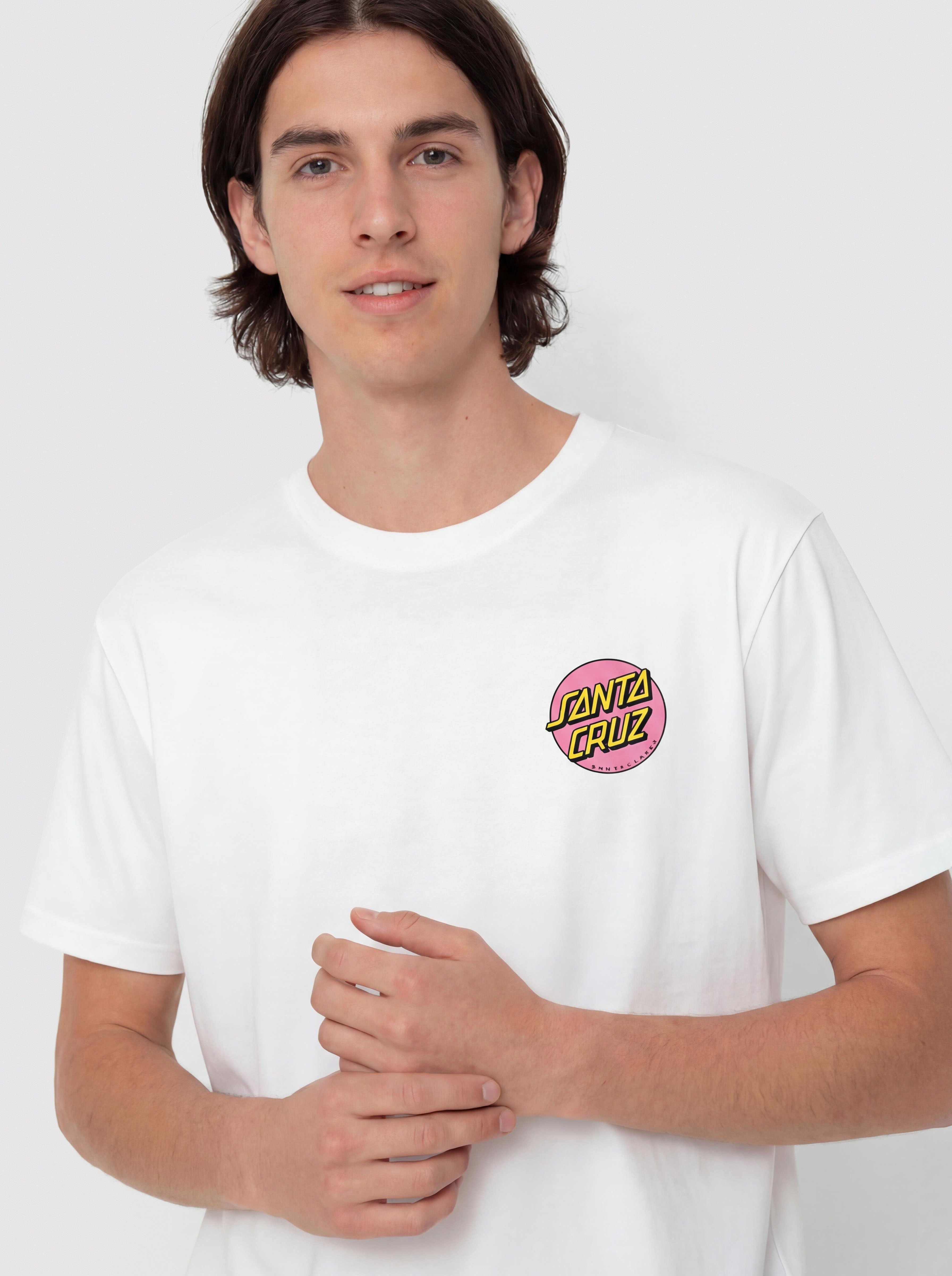 Santa Cruz T-Shirt Wagon Dot Chest (white)