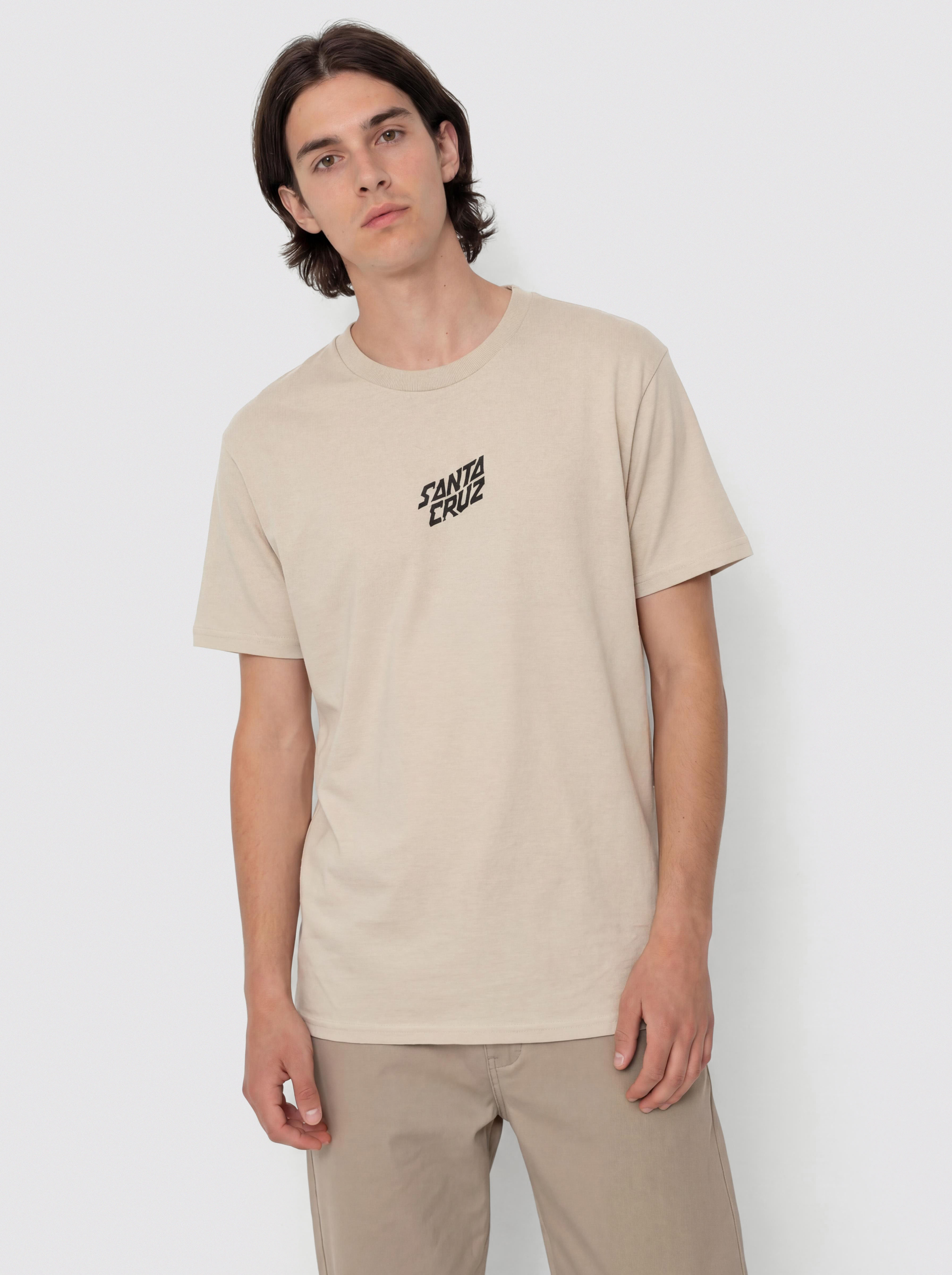 Santa Cruz X Stranger Things Screaming Lights T-Shirt (sand)