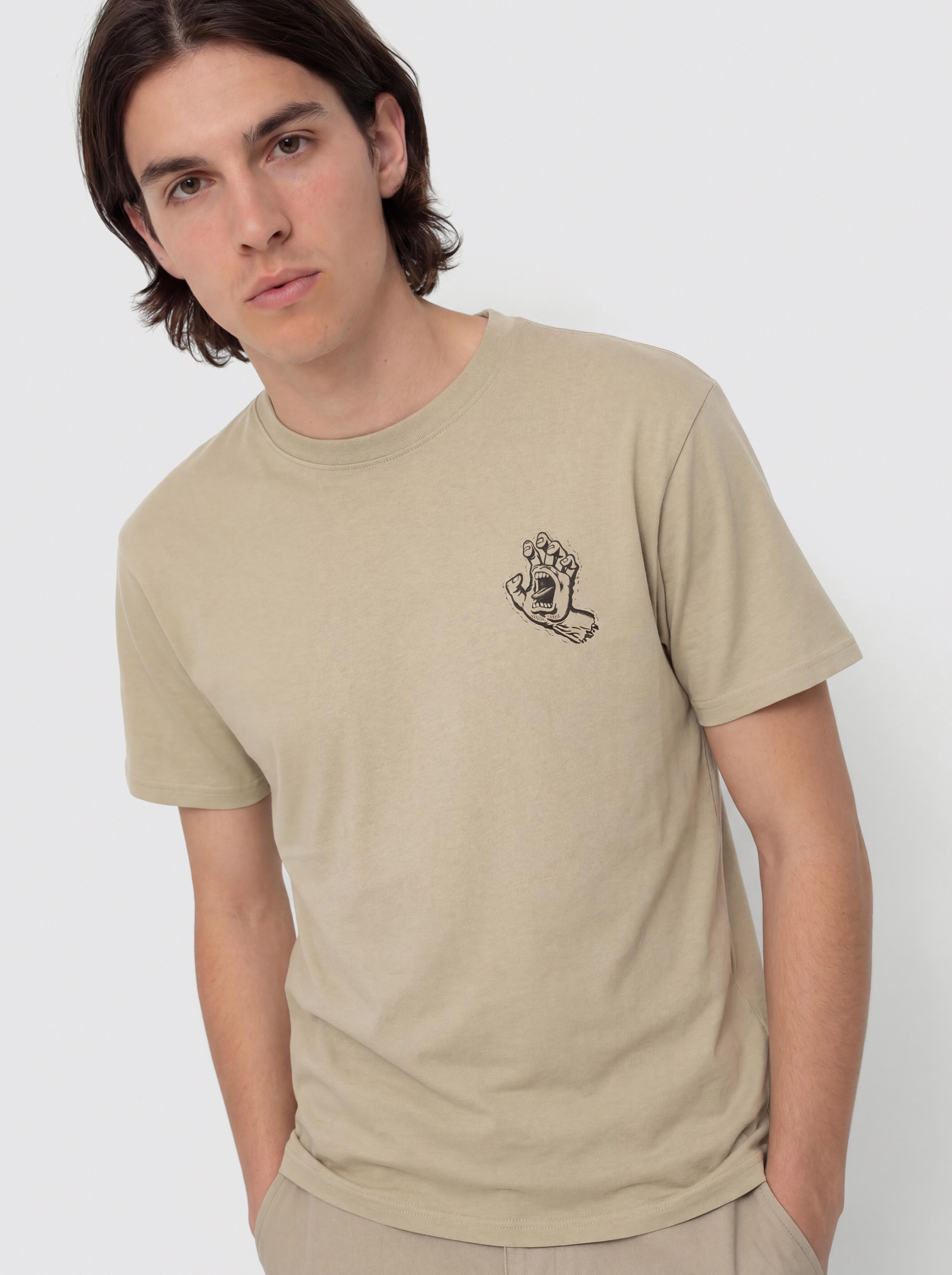Santa Cruz Stamped Screaming Hand T-Shirt (stone grey)