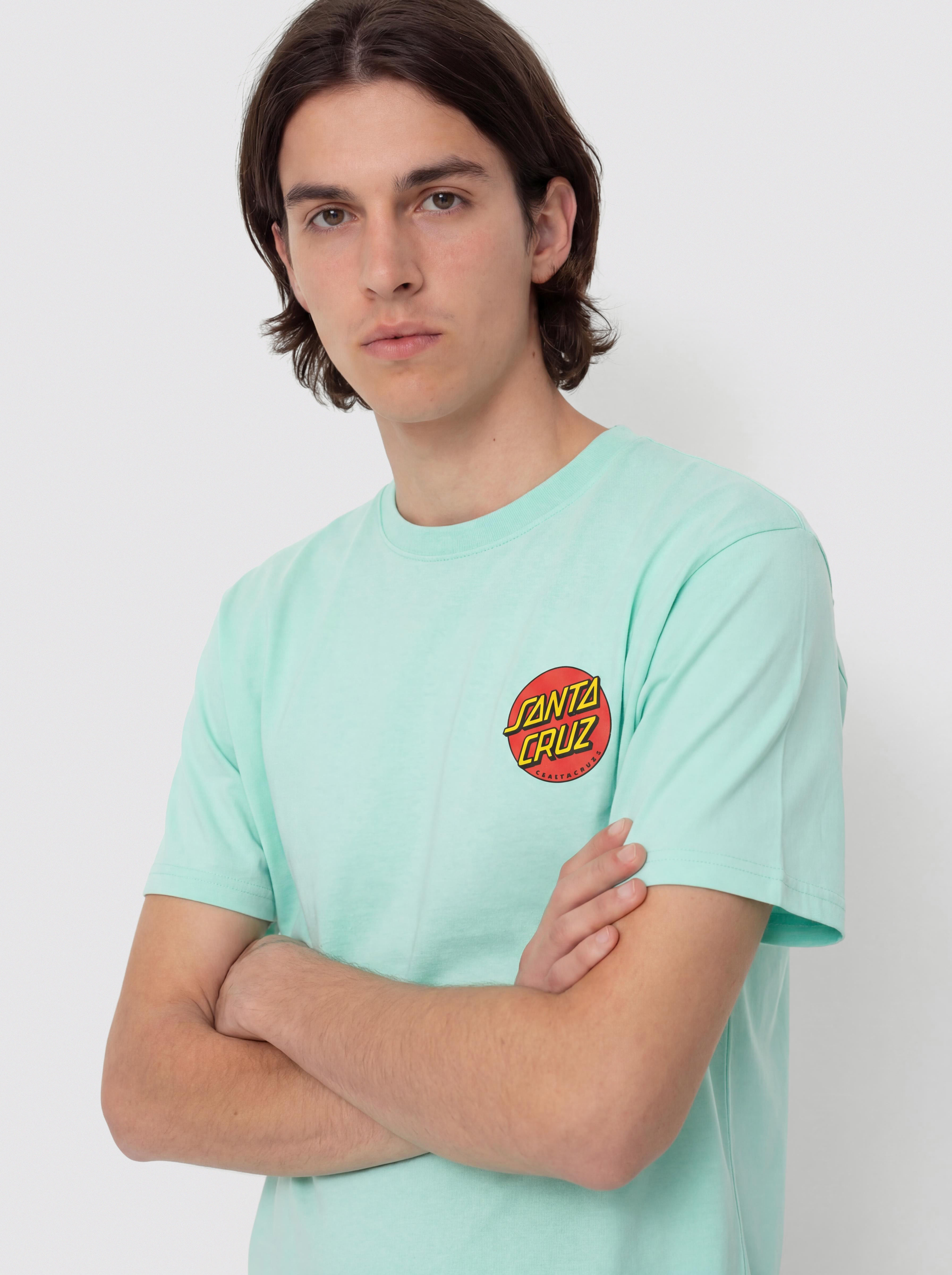 Santa Cruz Classic Dot Chest T-Shirt - green (mint)