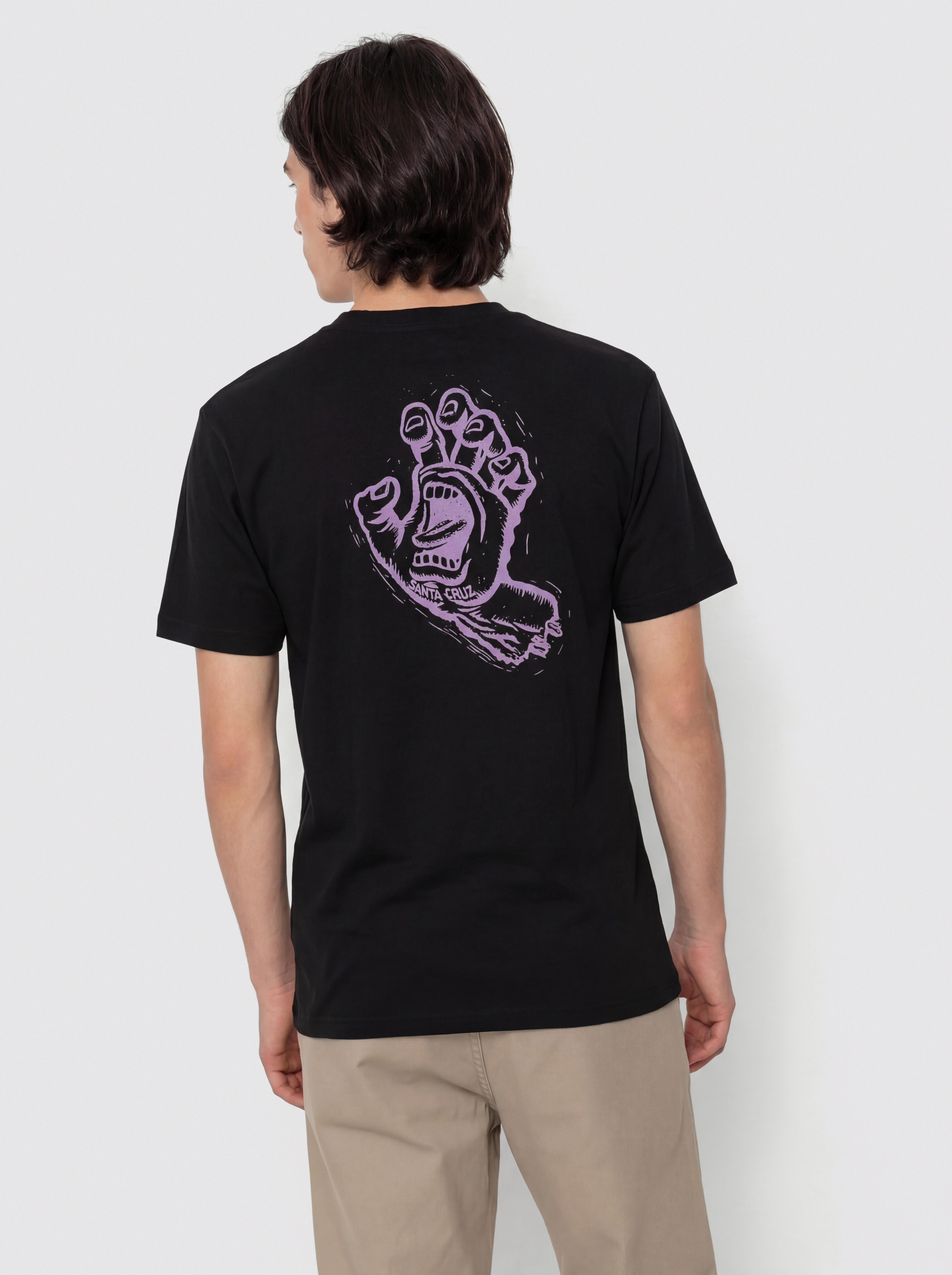 Santa Cruz Stamped Screaming Hand T-Shirt (black)