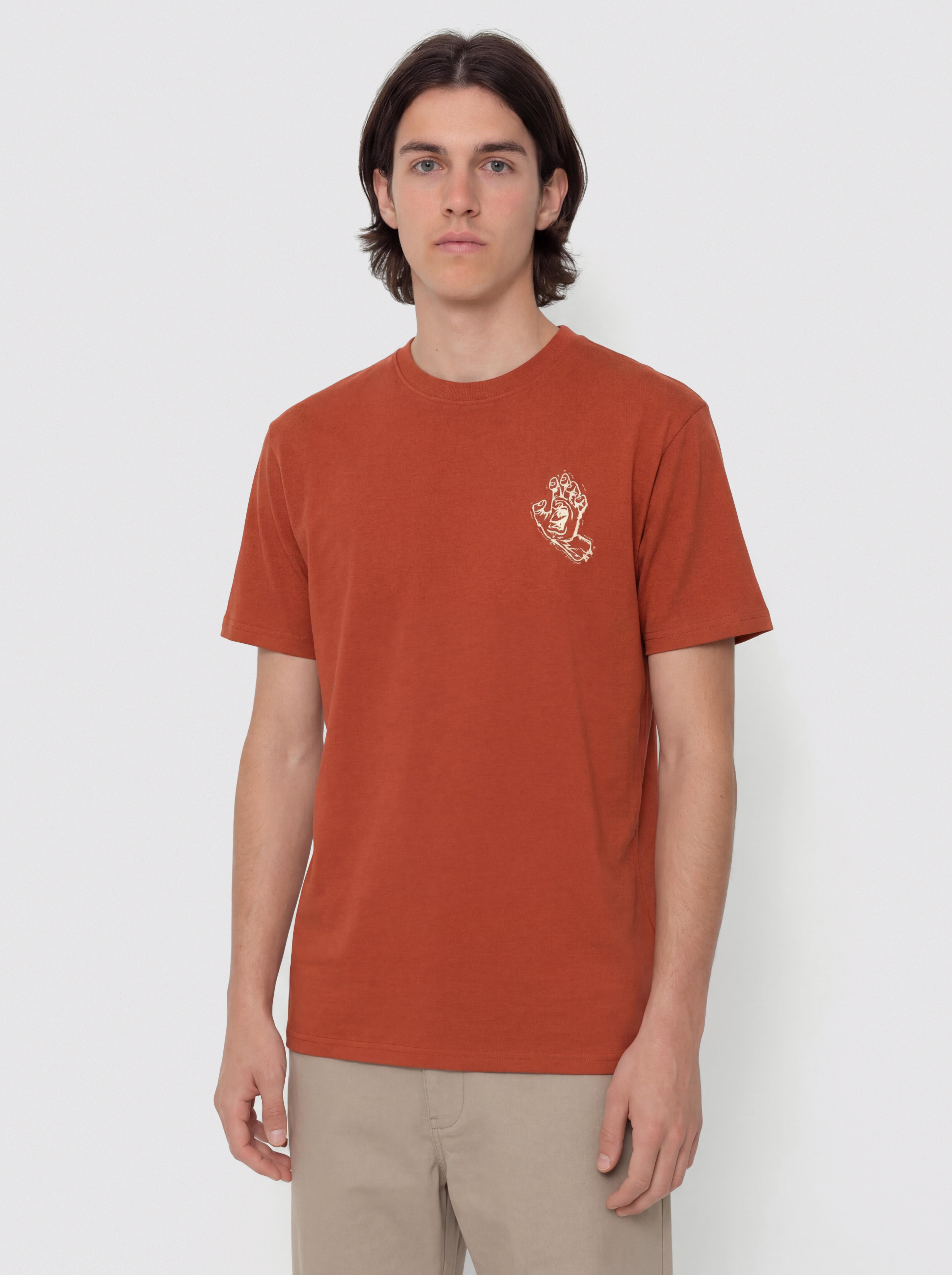 Santa Cruz Stamped Screaming Hand T-Shirt (ketchup)