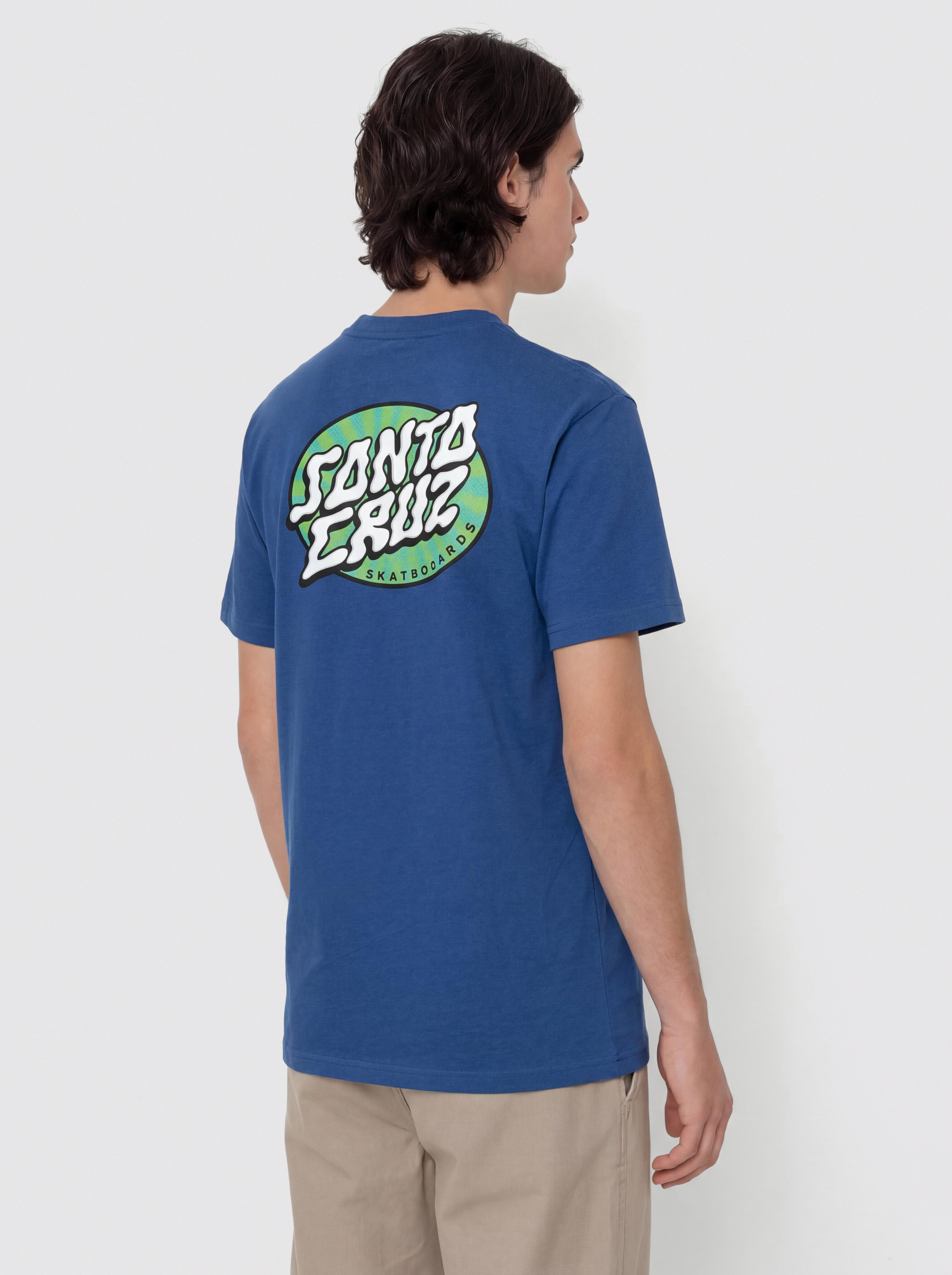 Santa Cruz Vertigo Dot T-Shirt (rich navy)